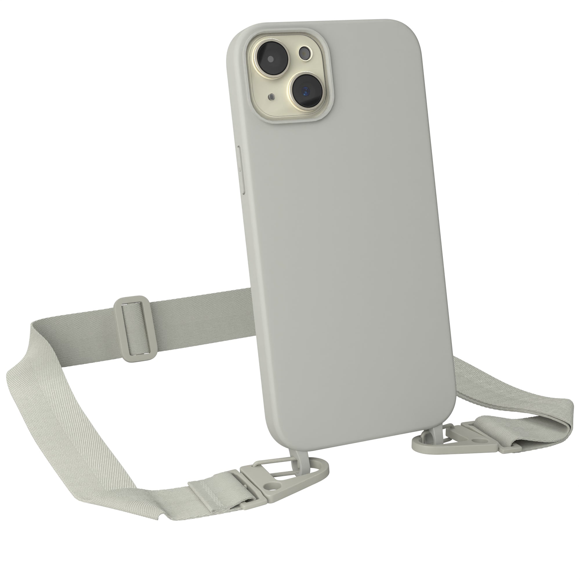 iPhone 15 Plus Silikonhülle + breites Band