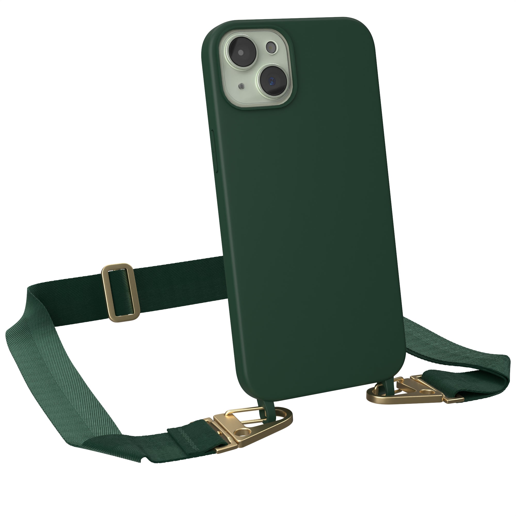 iPhone 15 Plus Silikonhülle + breites Band