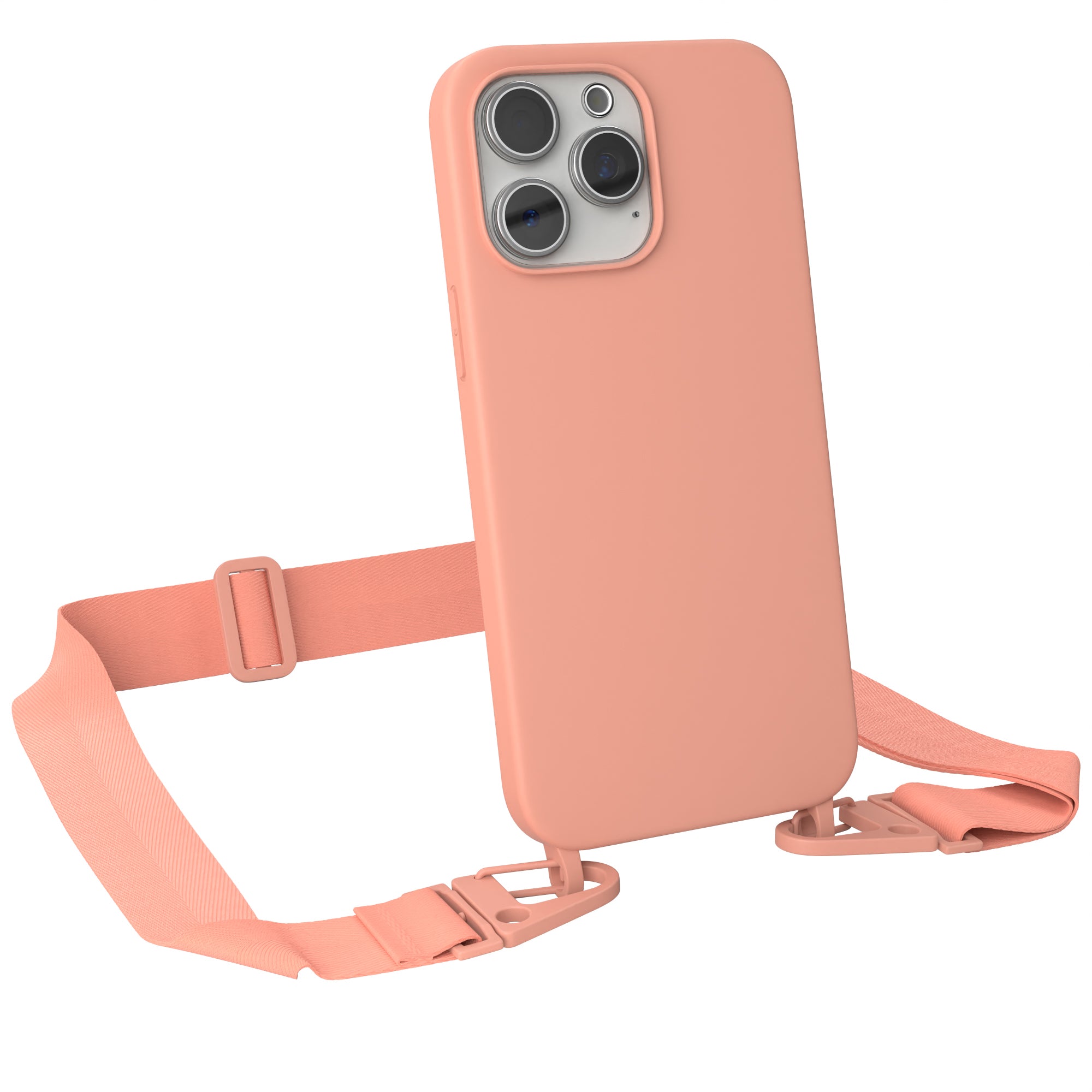 iPhone 15 Pro Max Silikonhülle + breites Band