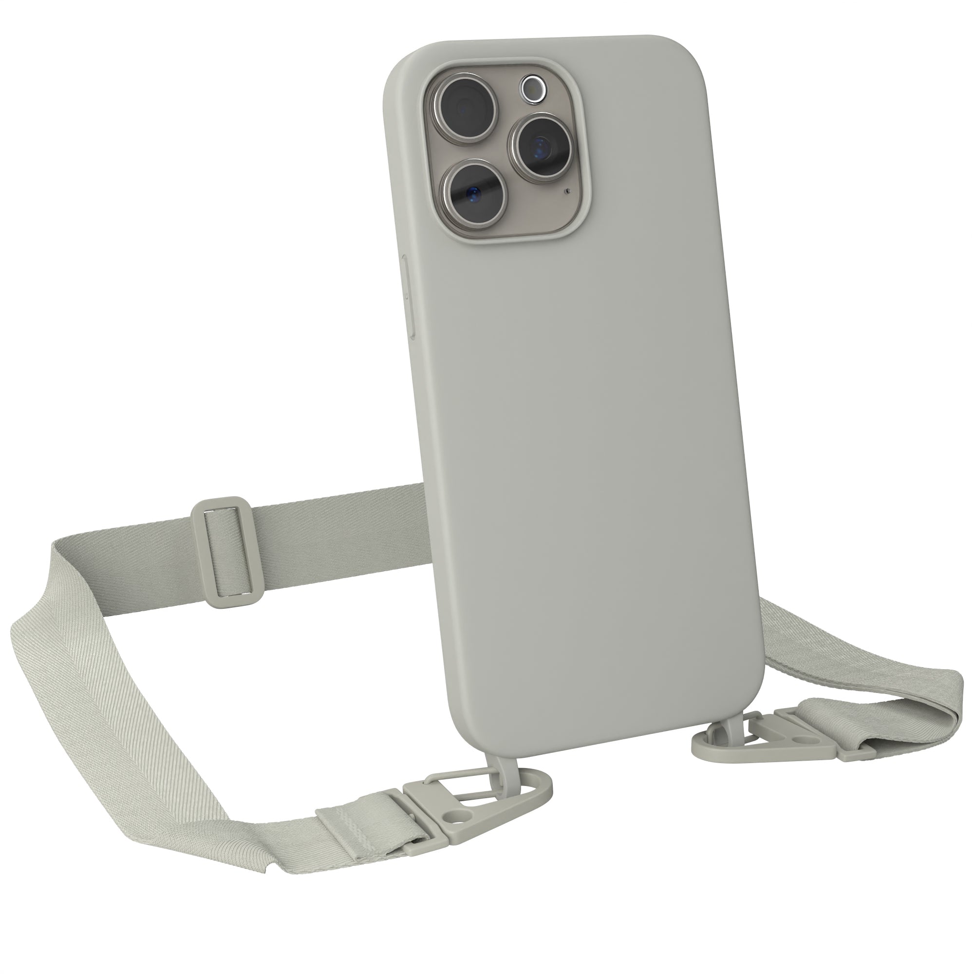 iPhone 15 Pro Max Silikonhülle + breites Band