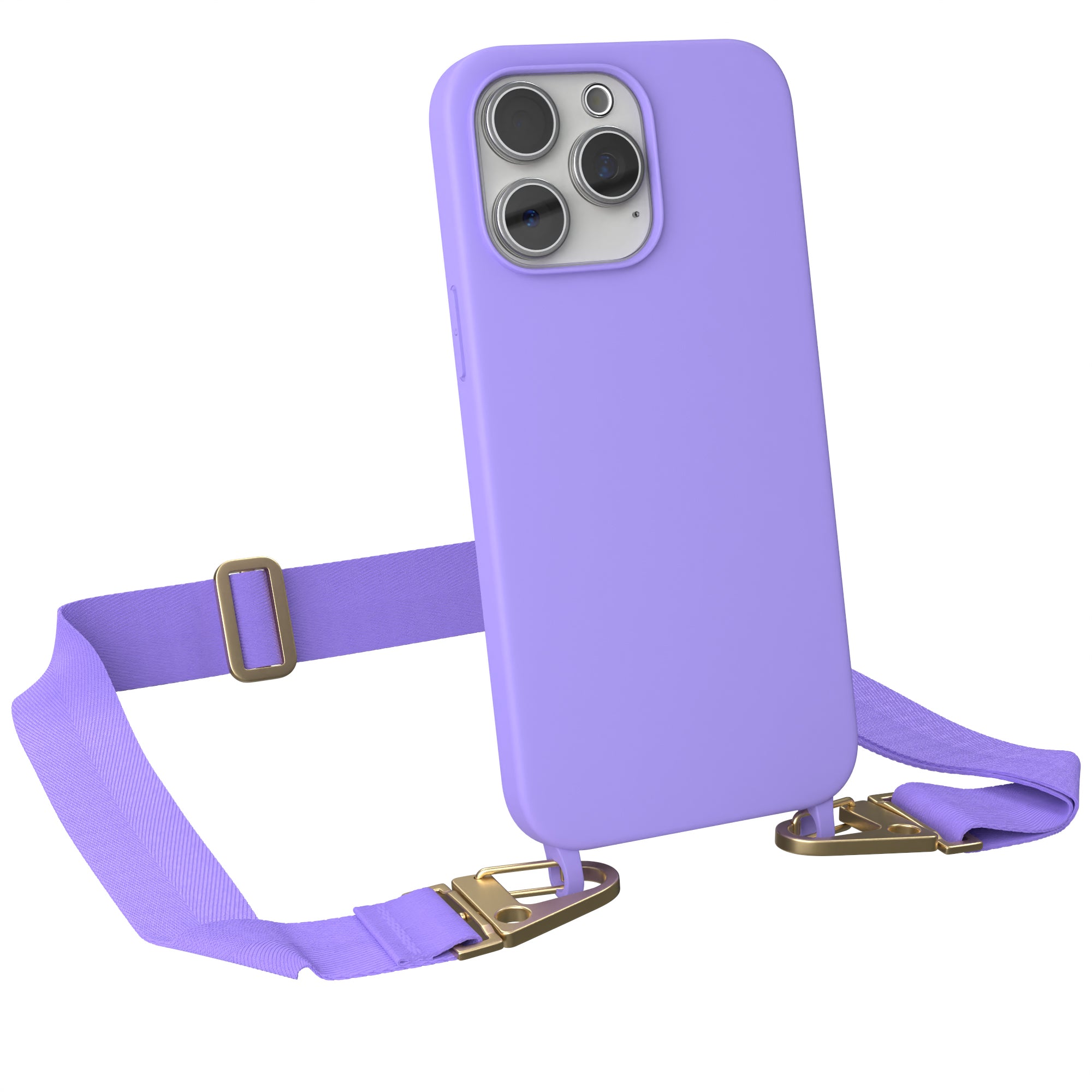 iPhone 15 Pro Max Silikonhülle + breites Band