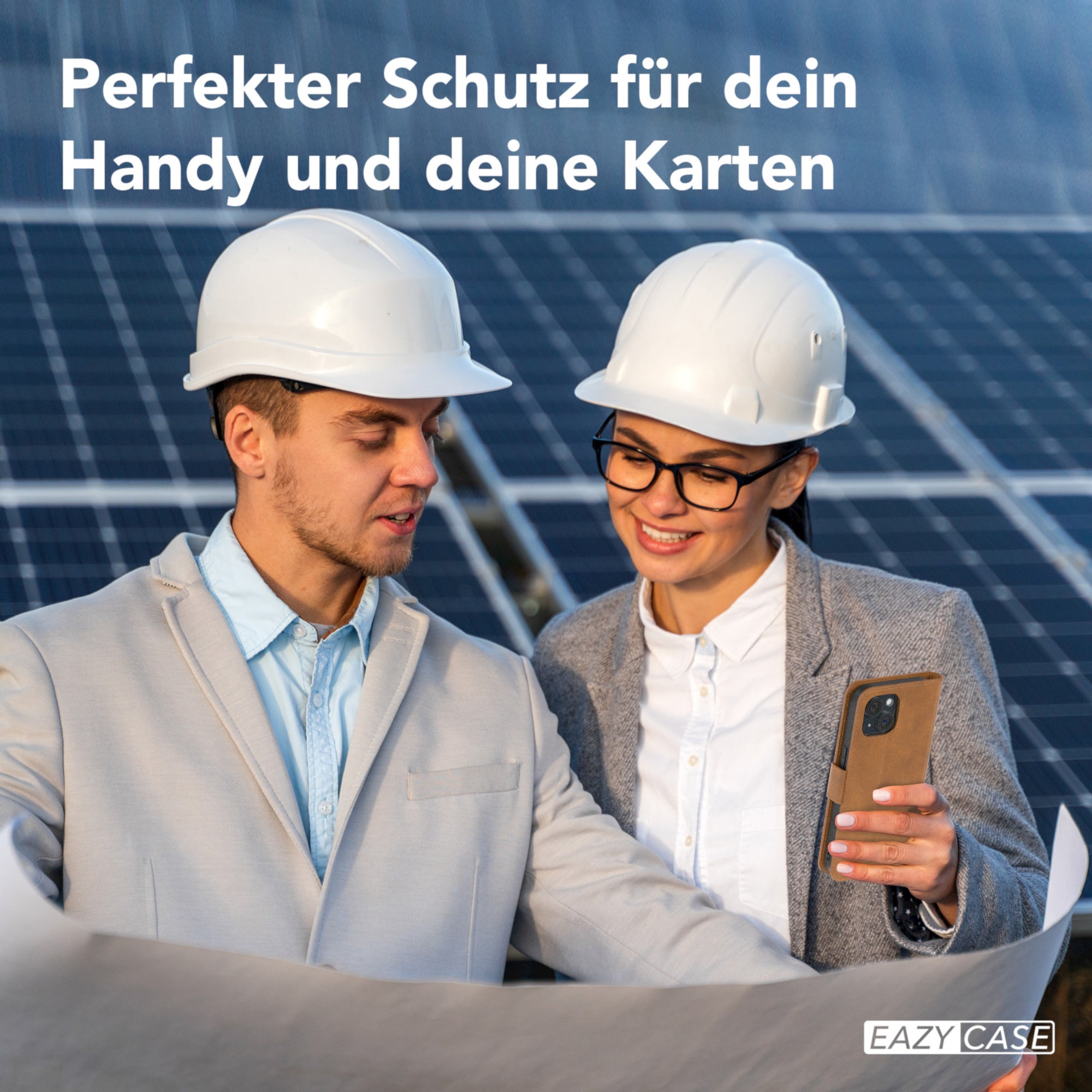 iPhone 15 Klapphülle aus Kunstleder