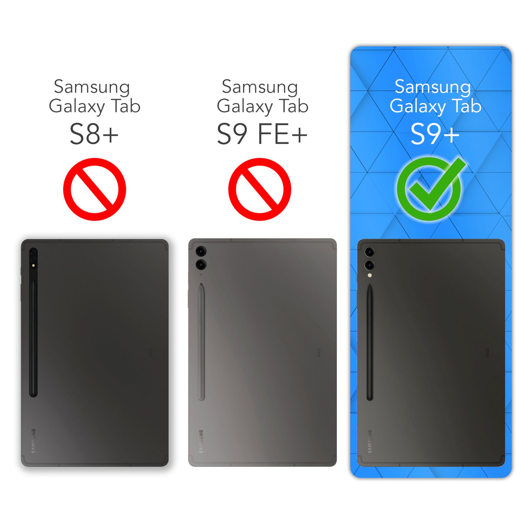 Galaxy Tab S9 Plus drehbare Hülle