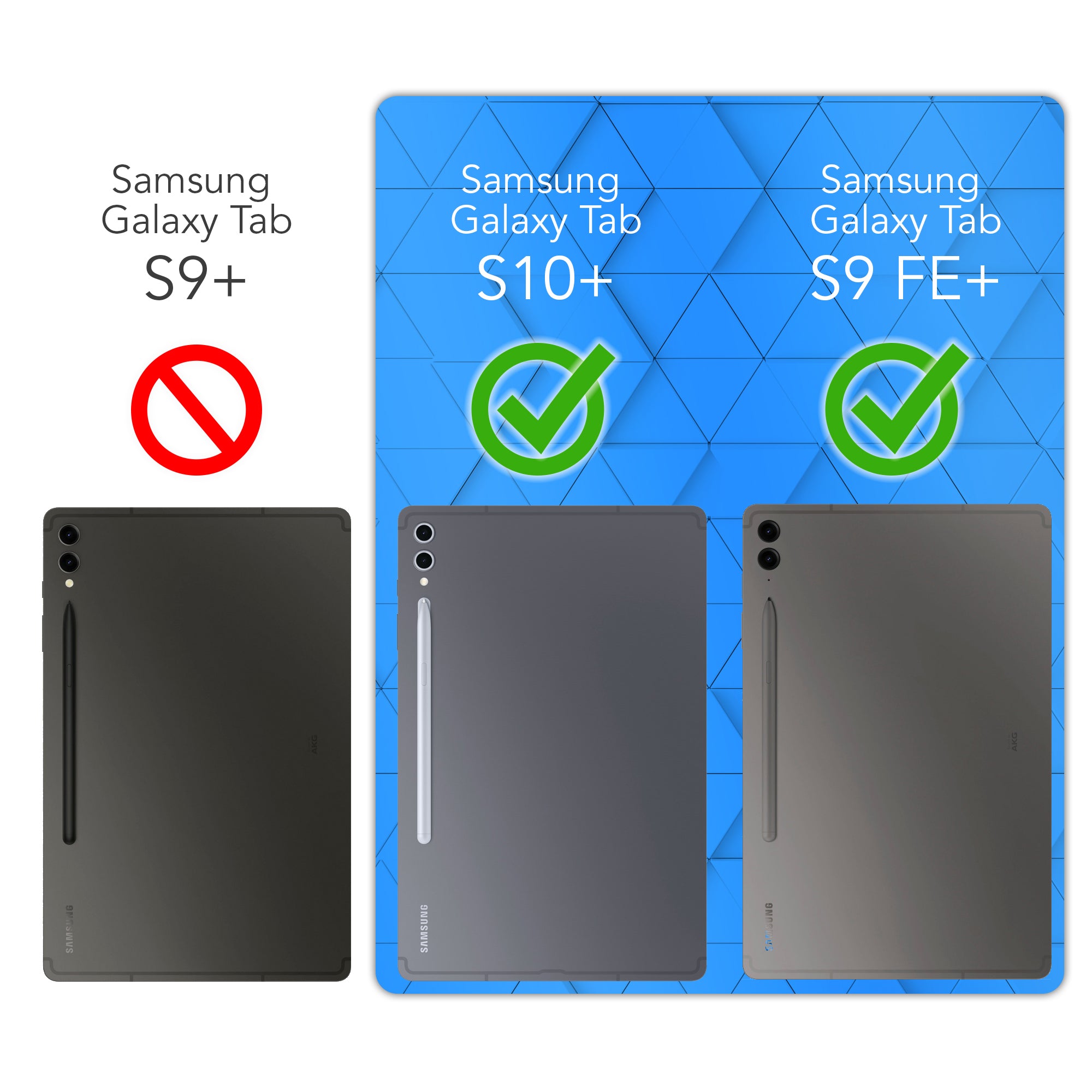 Galaxy Tab S9 FE Plus drehbare Hülle