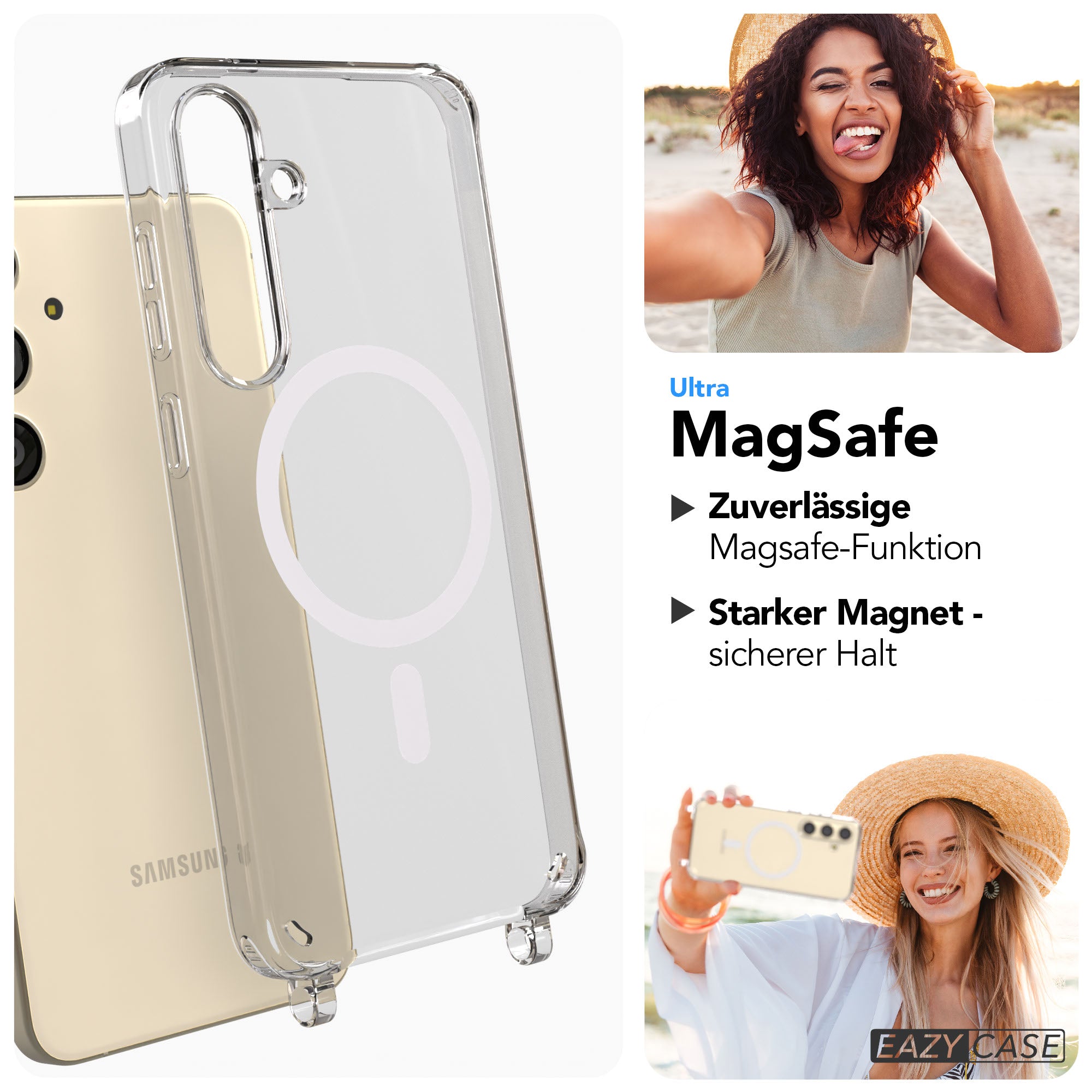 Galaxy S24 Plus Schutzhülle mit MagSafe für Handyketten