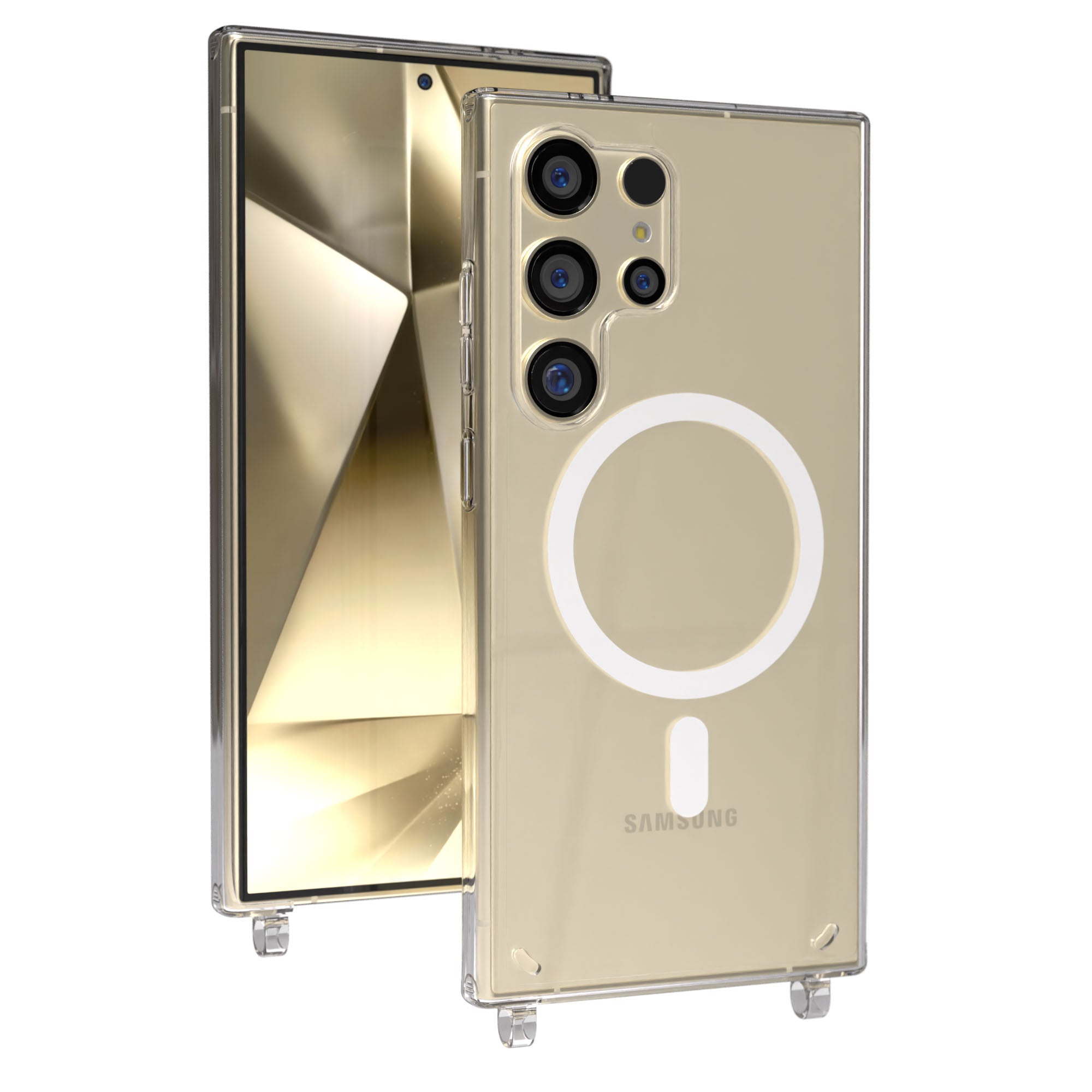 Samsung Galaxy S24 Ultra Schutzhülle mit Befestigungsösen für Handyketten MagSafe EAZY CASE