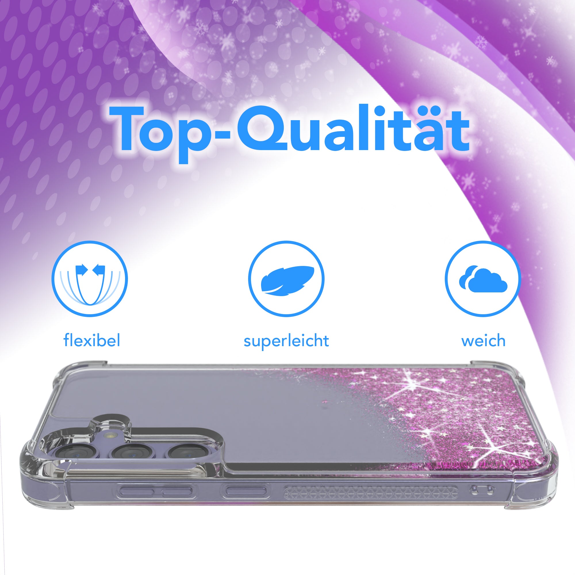 Galaxy S24 Glitzerhülle