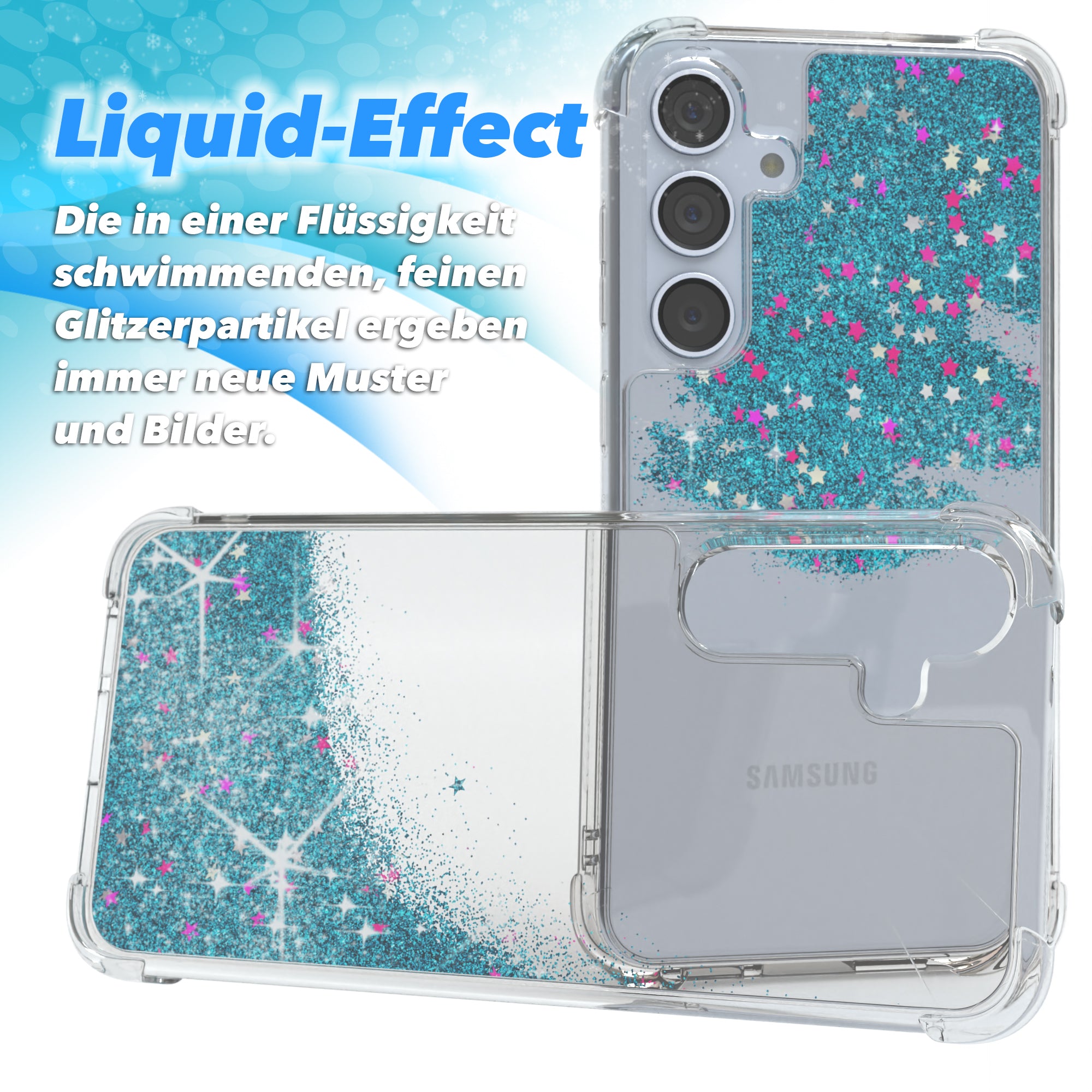Galaxy S24 Plus Glitzerhülle