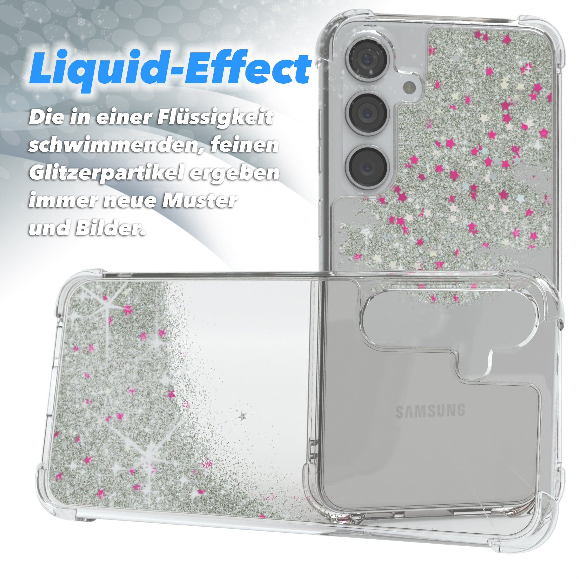 Galaxy S24 Plus Glitzerhülle