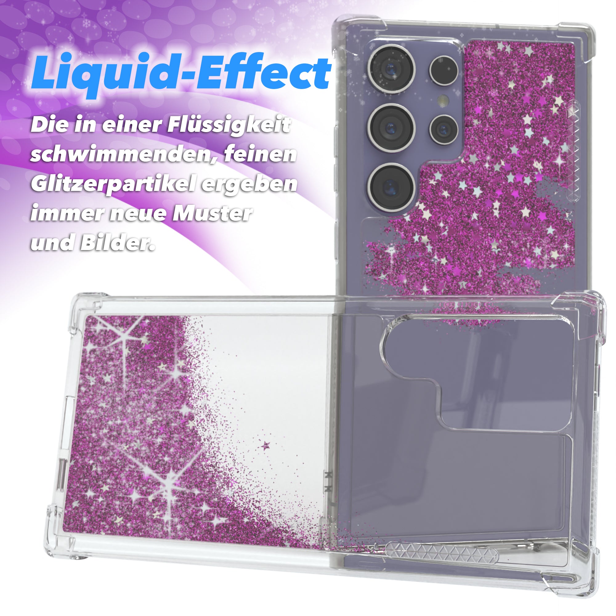 Galaxy S24 Ultra Glitzerhülle