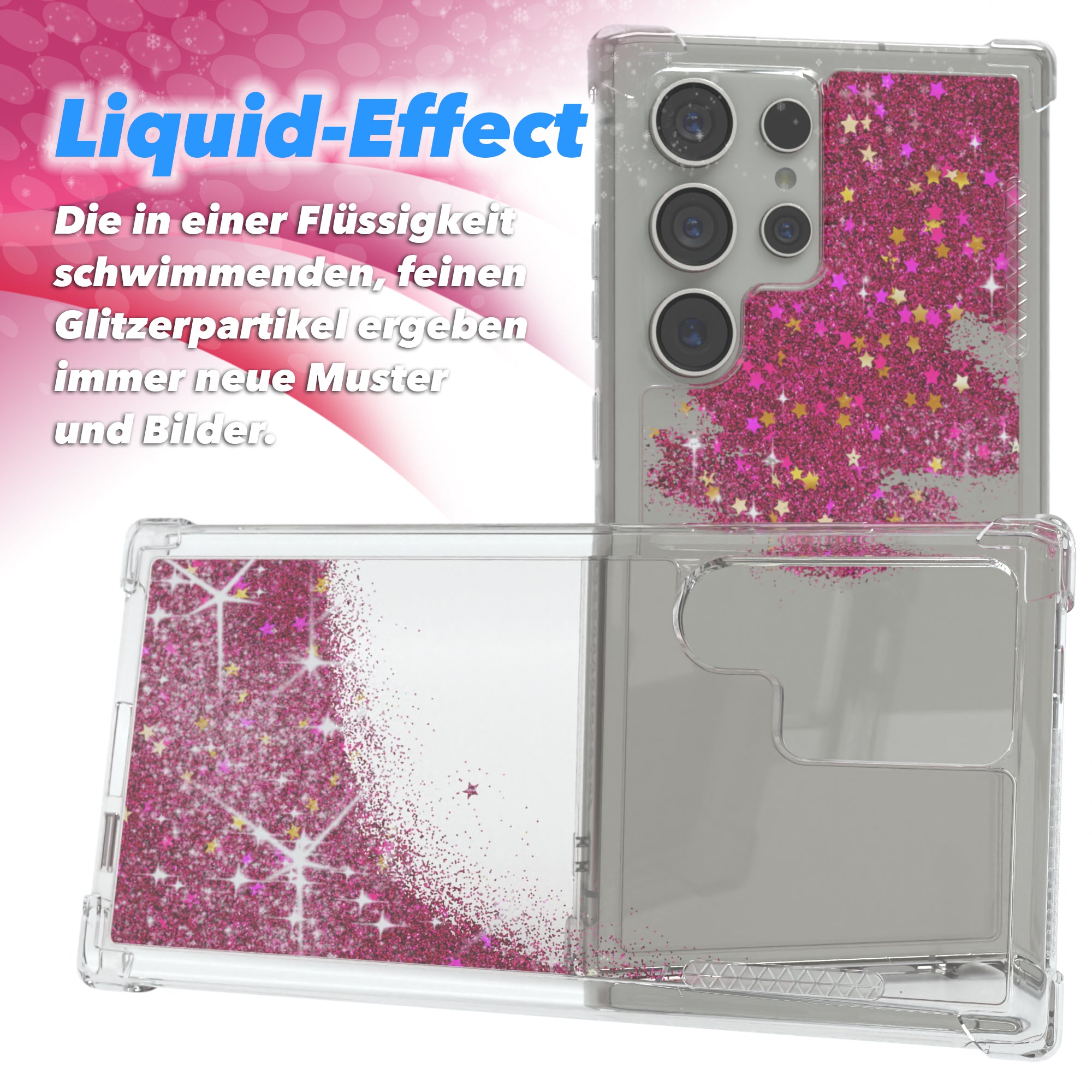 Galaxy S24 Ultra Glitzerhülle