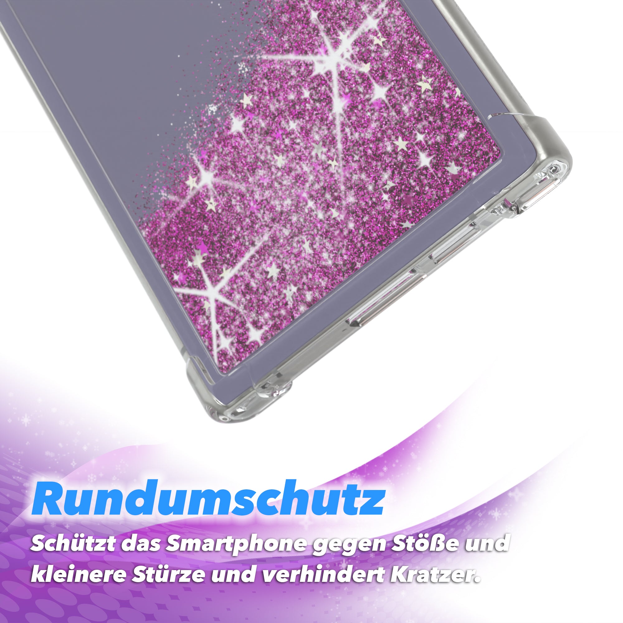 Galaxy S24 Ultra Glitzerhülle