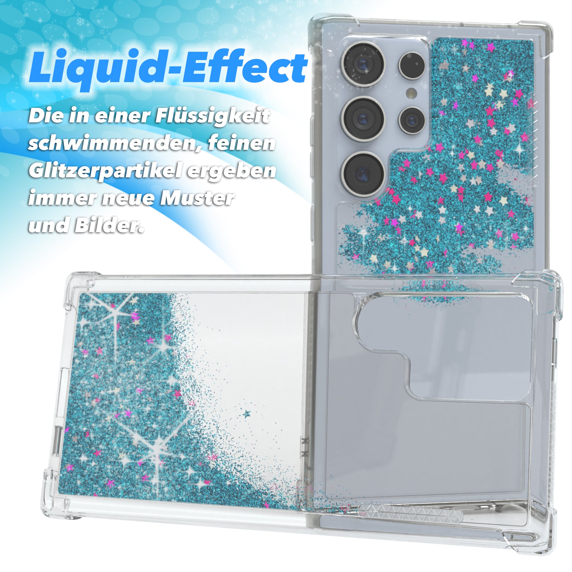 Galaxy S24 Ultra Glitzerhülle