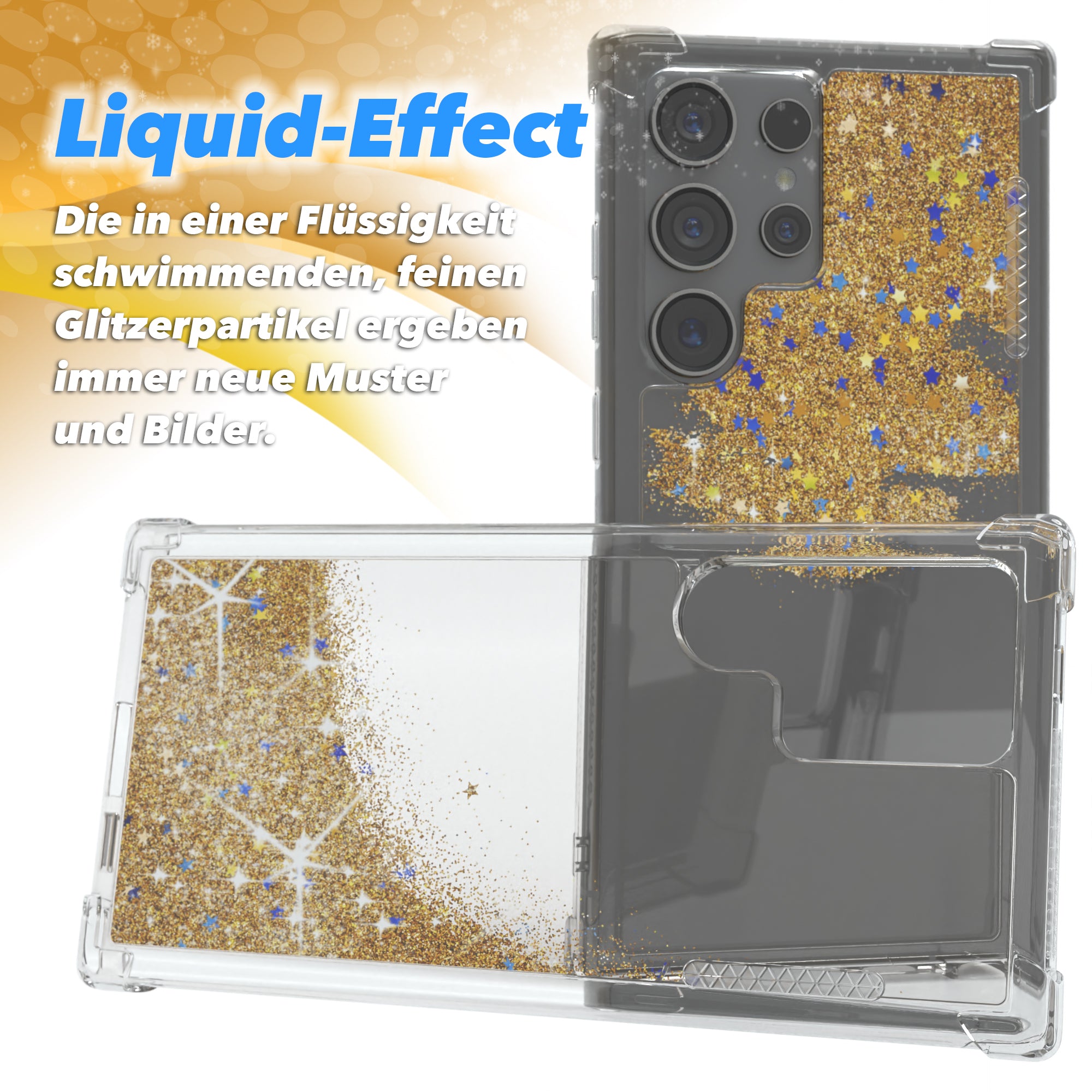 Galaxy S24 Ultra Glitzerhülle