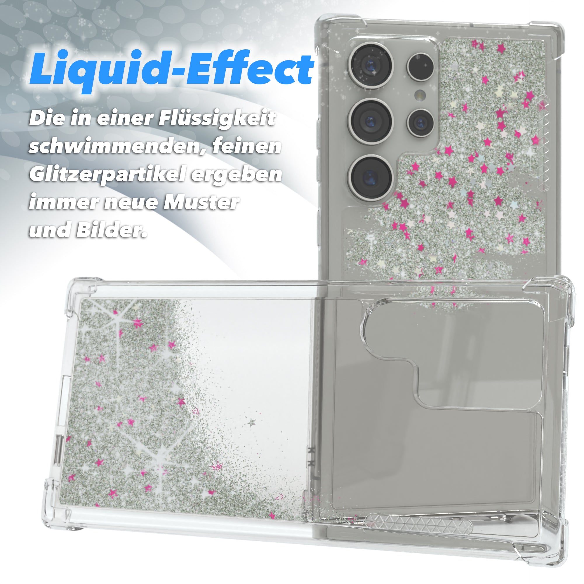 Galaxy S24 Ultra Glitzerhülle