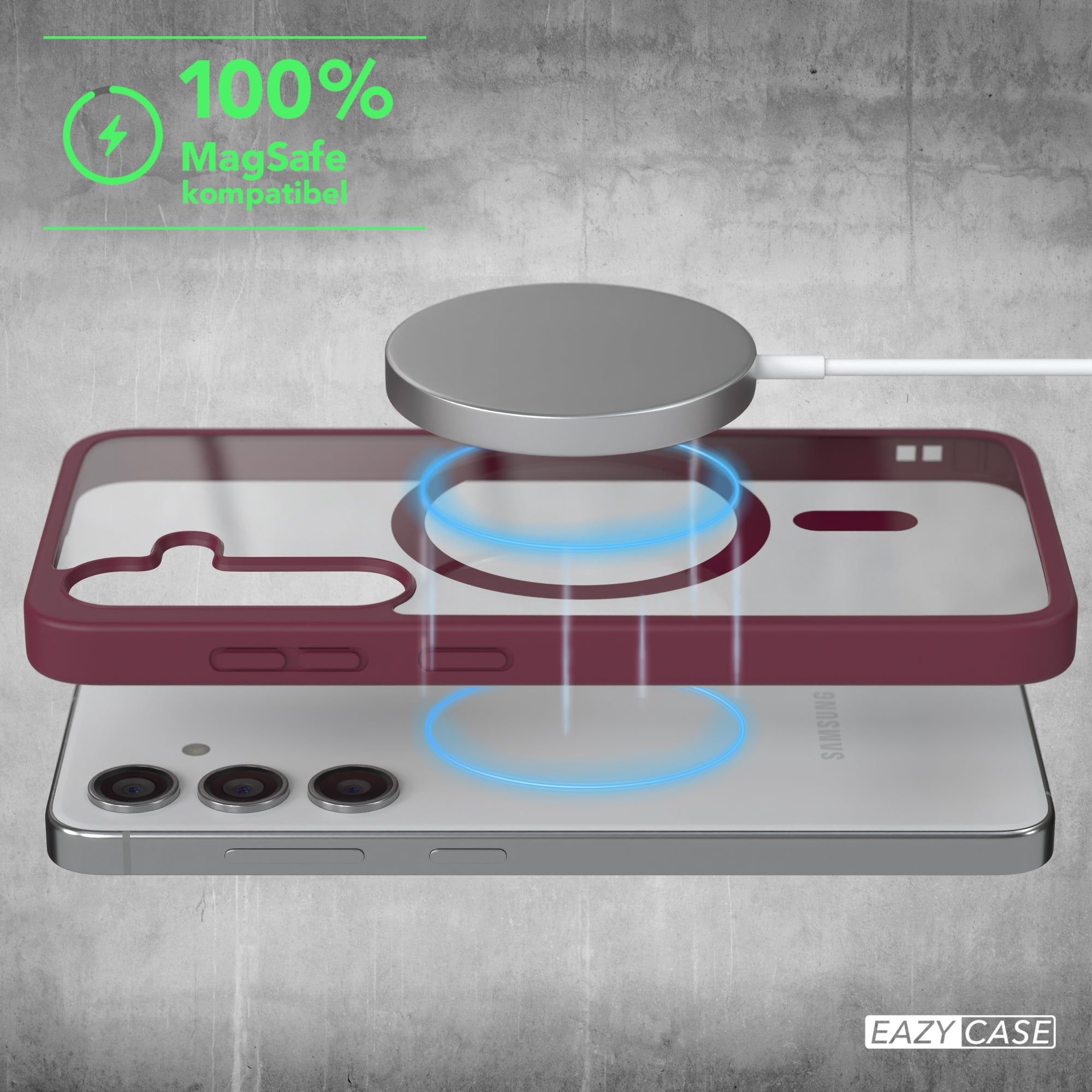 Galaxy S24 transparente Hülle mit MagSafe