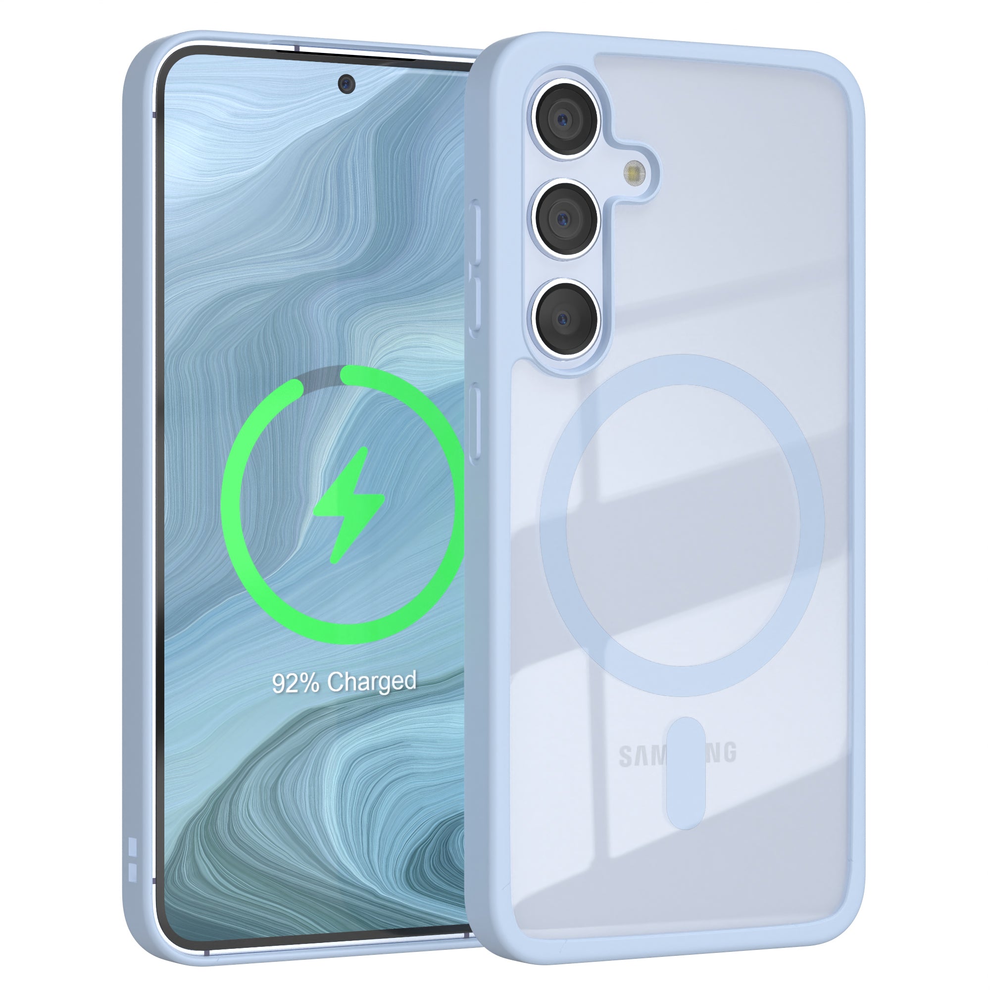 Galaxy S24 transparente Hülle mit MagSafe