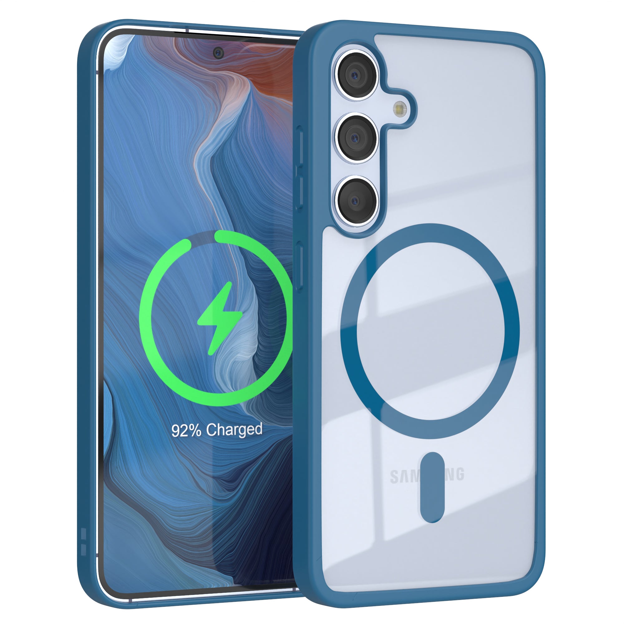 Galaxy S24 transparente Hülle mit MagSafe