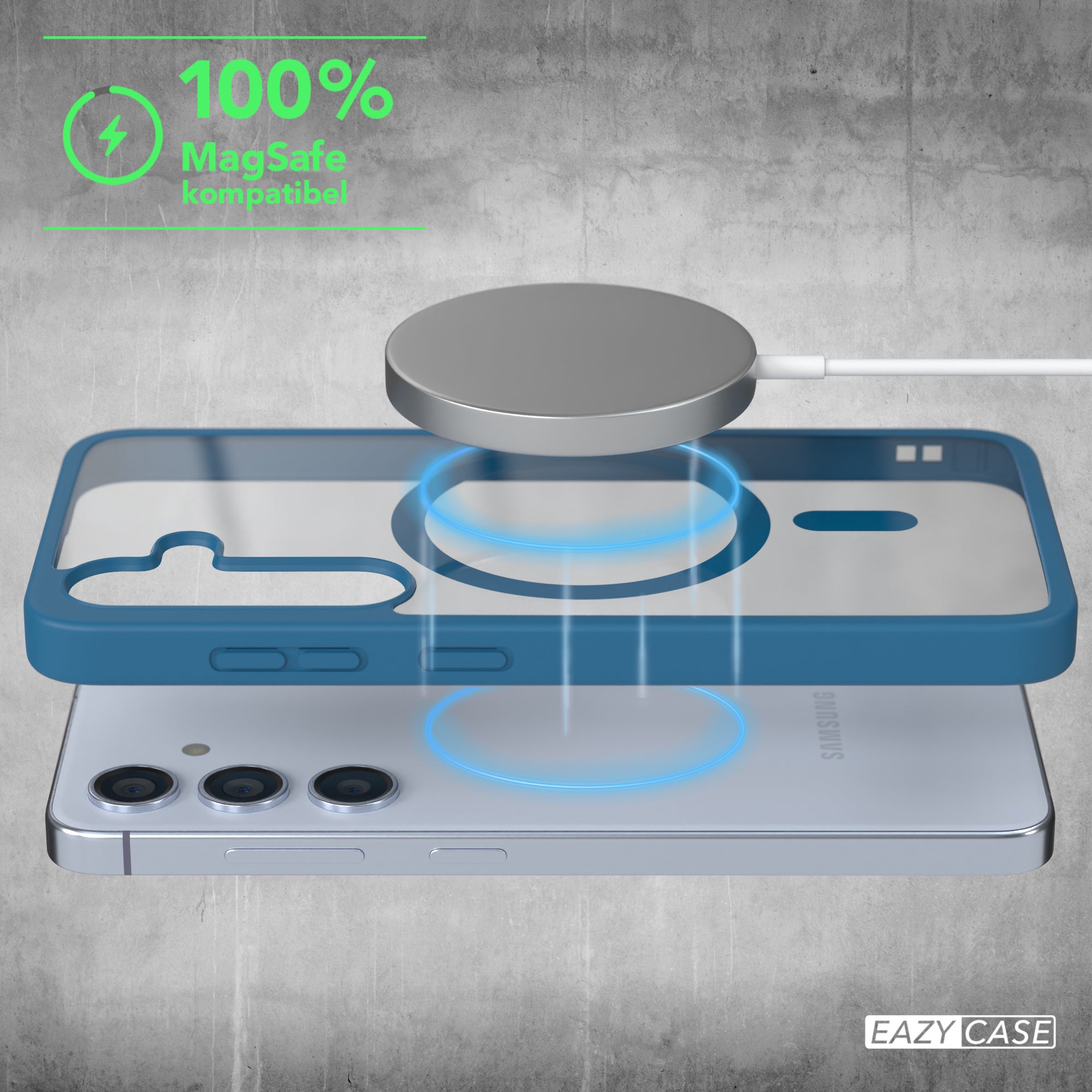 Galaxy S24 transparente Hülle mit MagSafe