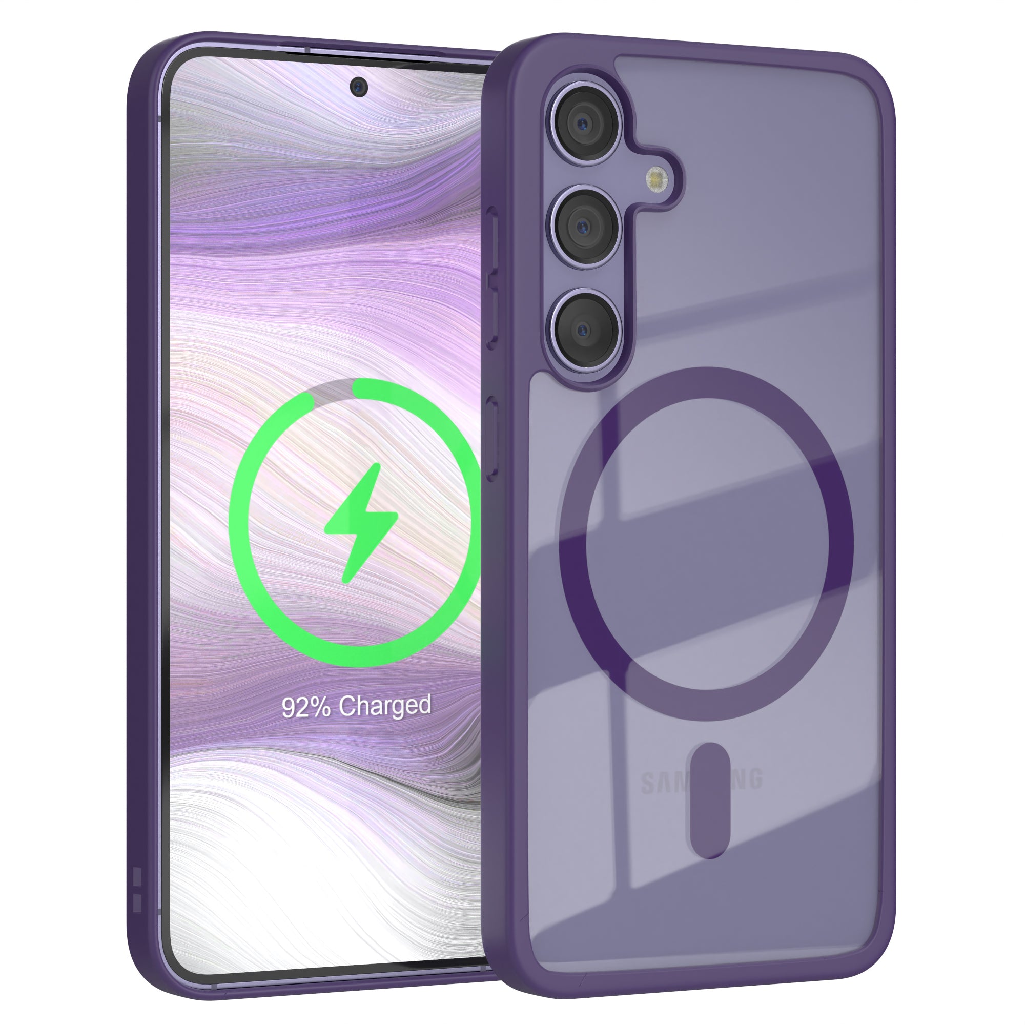 Galaxy S24 transparente Hülle mit MagSafe