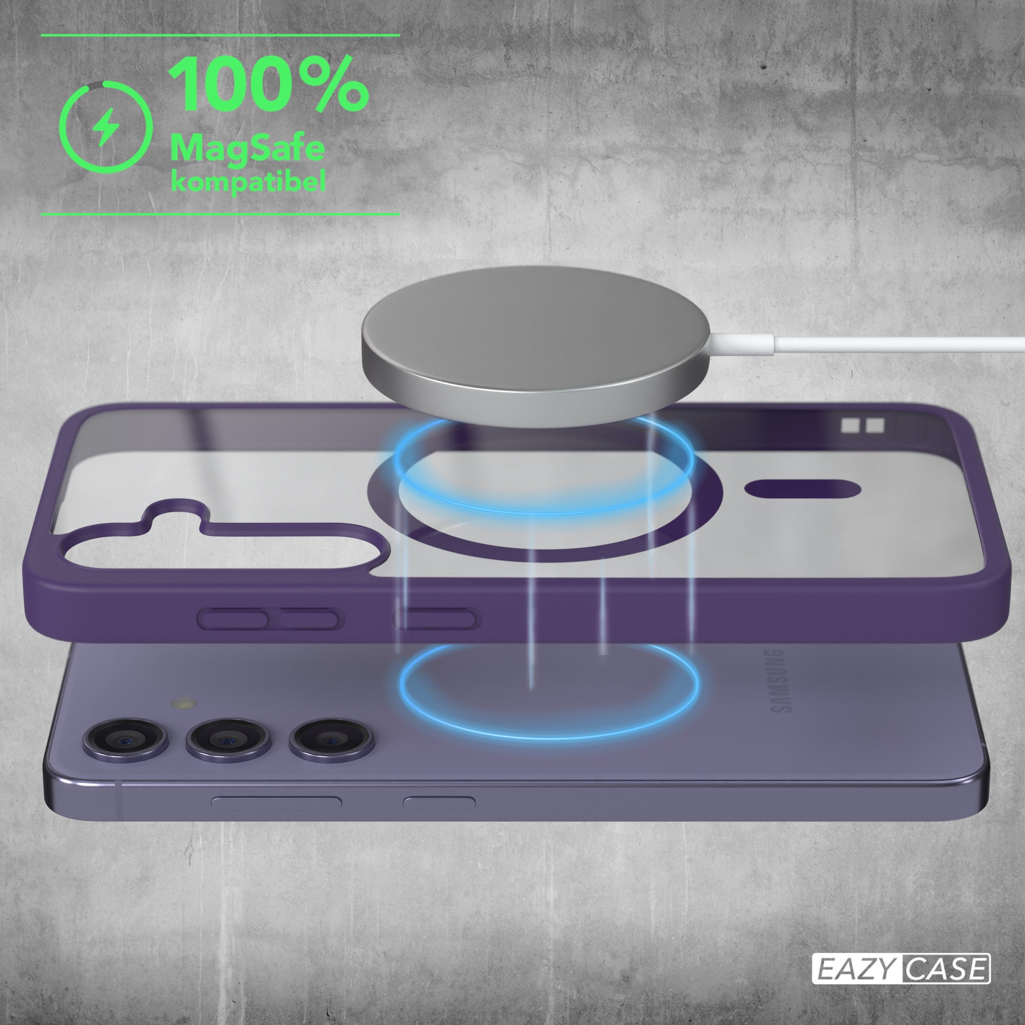 Galaxy S24 transparente Hülle mit MagSafe