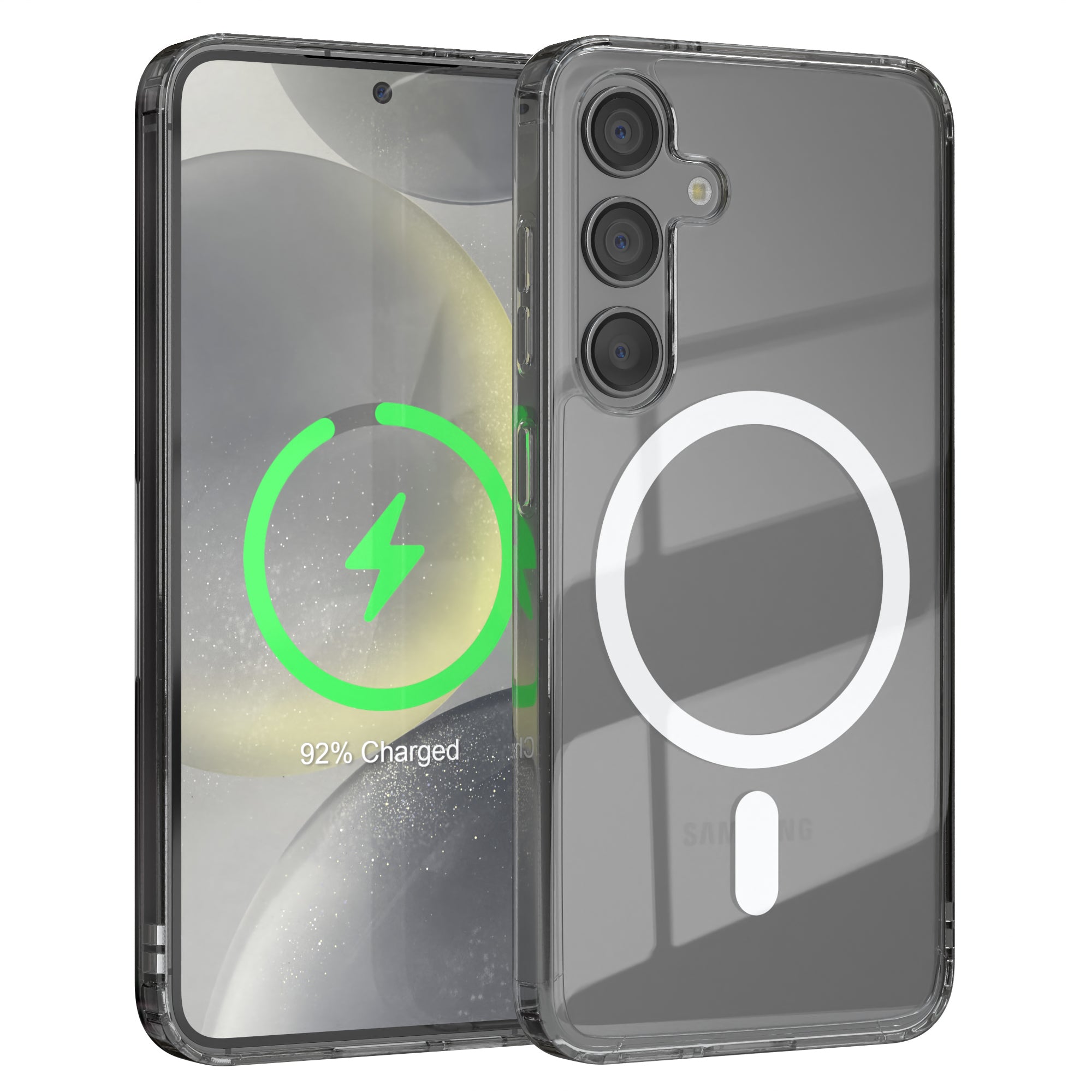 Galaxy S24 transparente Hülle mit MagSafe