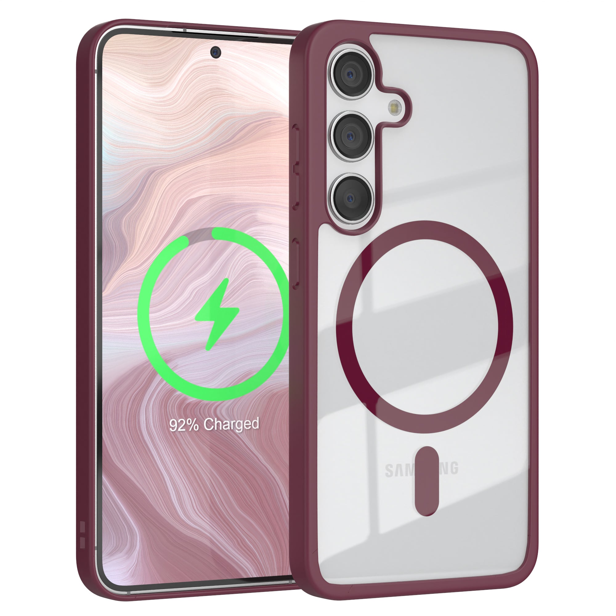 Galaxy S24 transparente Hülle mit MagSafe