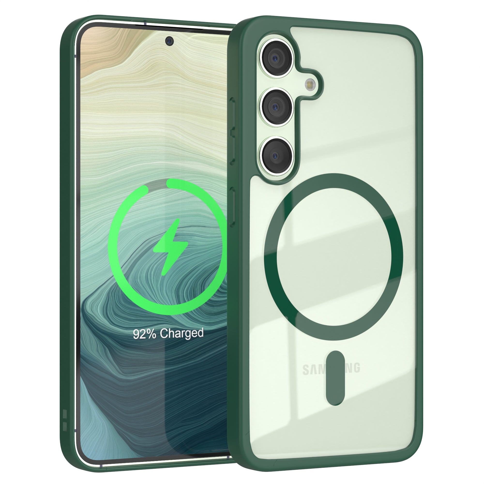 Galaxy S24 transparente Hülle mit MagSafe