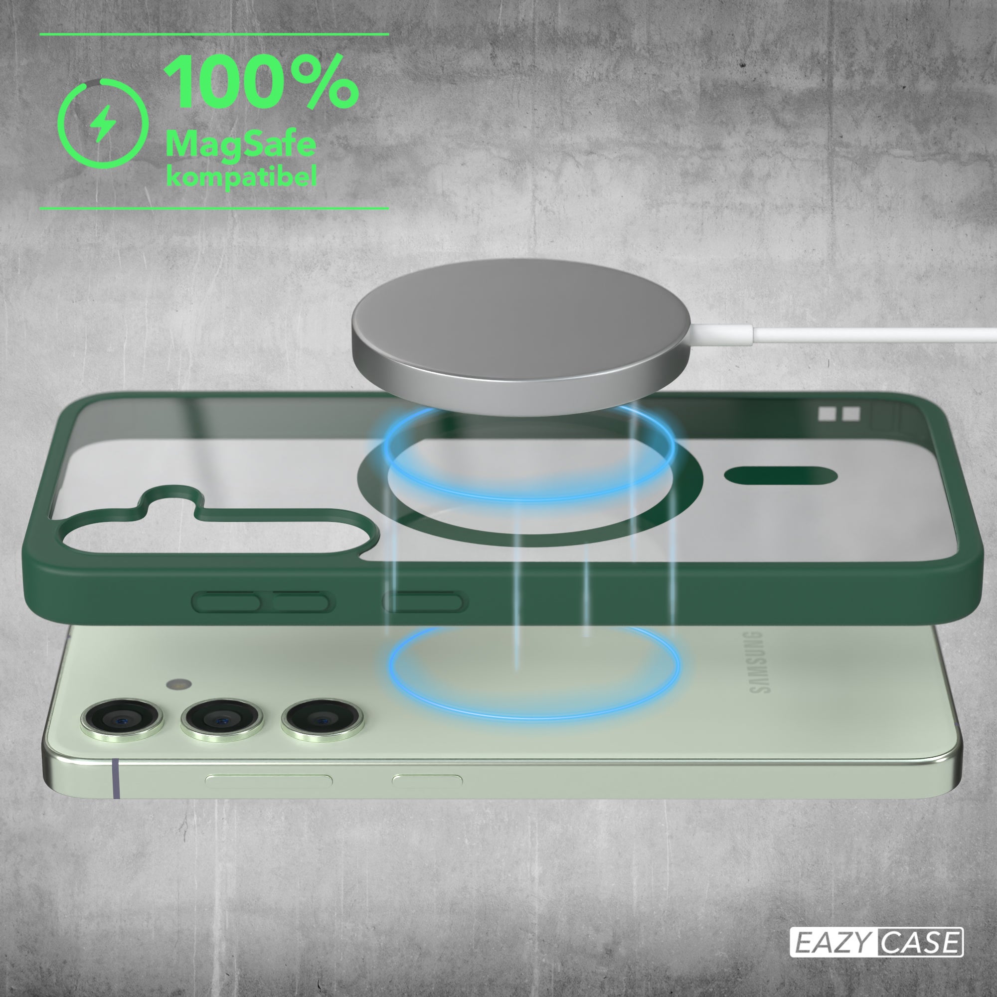Galaxy S24 transparente Hülle mit MagSafe