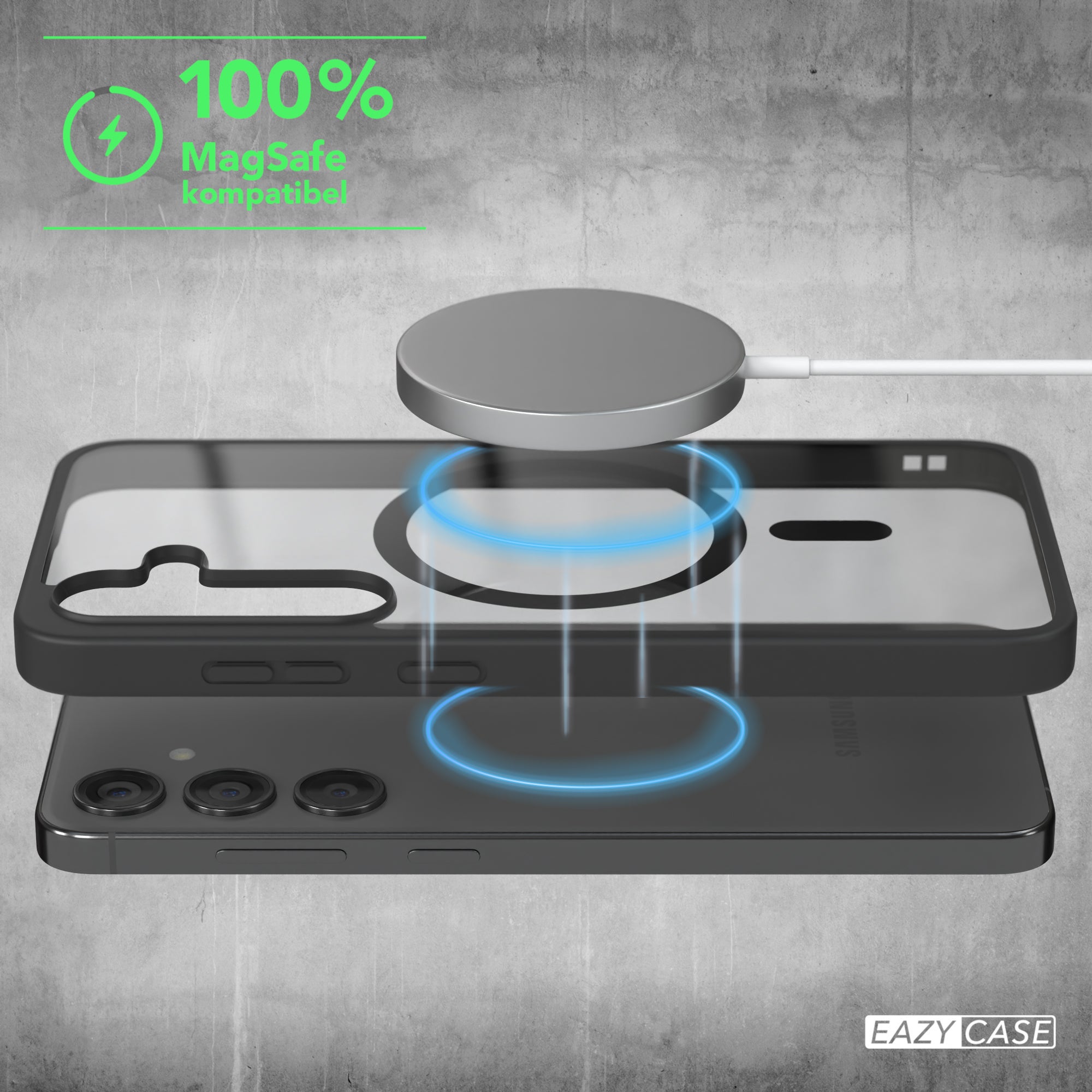 Galaxy S24 Plus transparente Hülle mit MagSafe