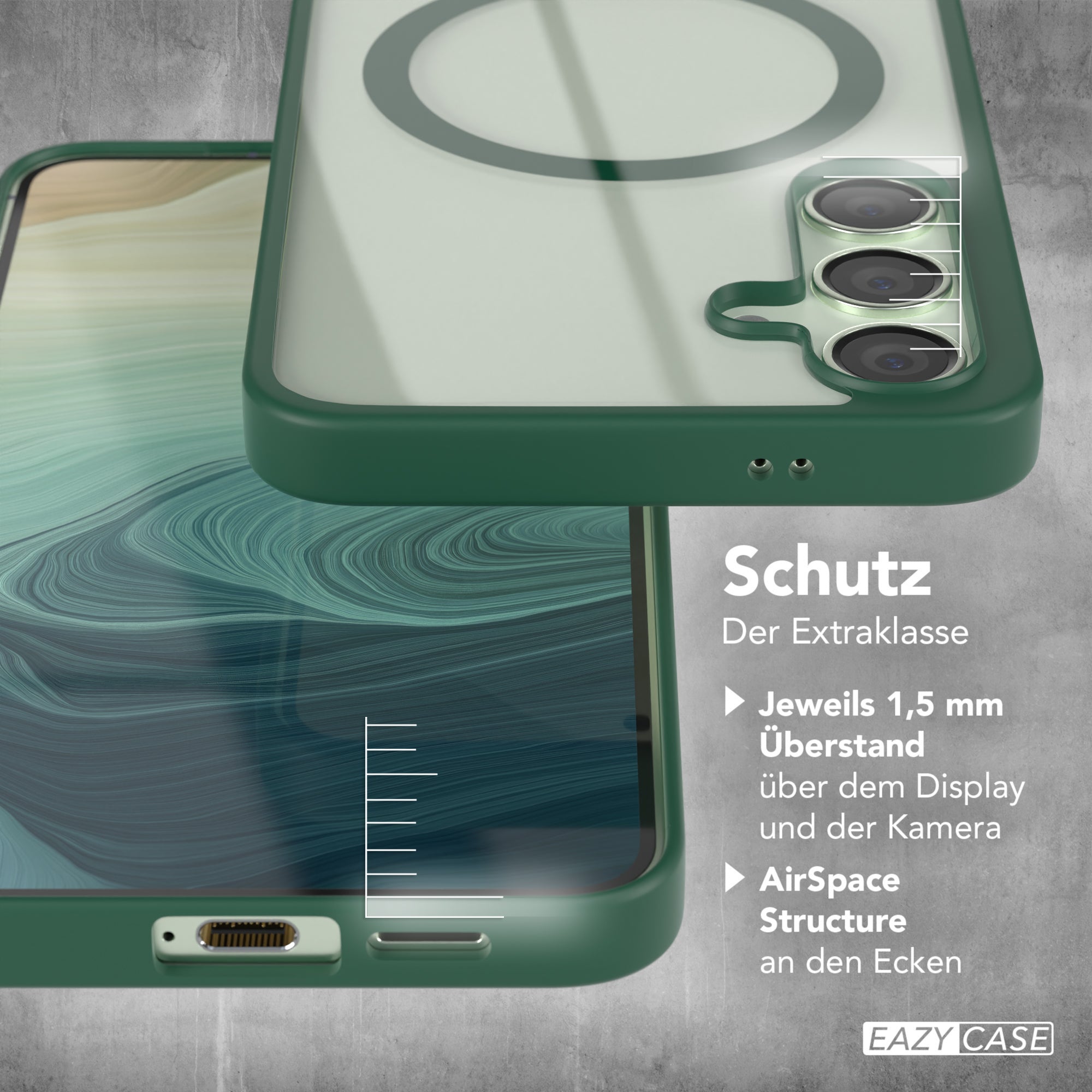 Galaxy S24 Plus transparente Hülle mit MagSafe
