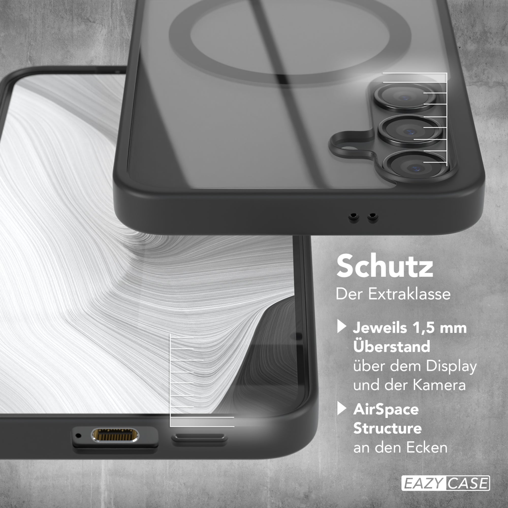 Galaxy S24 Plus transparente Hülle mit MagSafe
