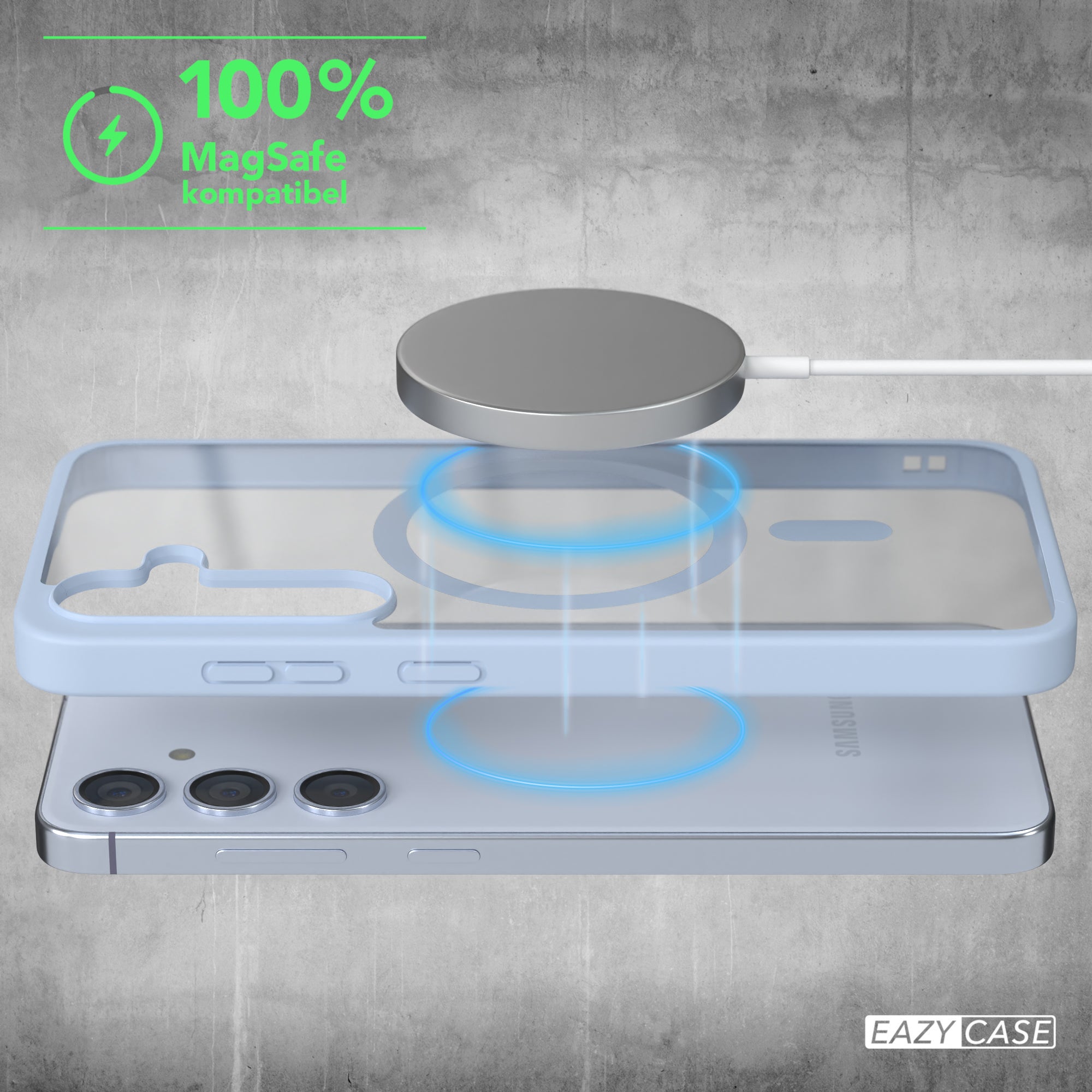 Galaxy S24 Plus transparente Hülle mit MagSafe