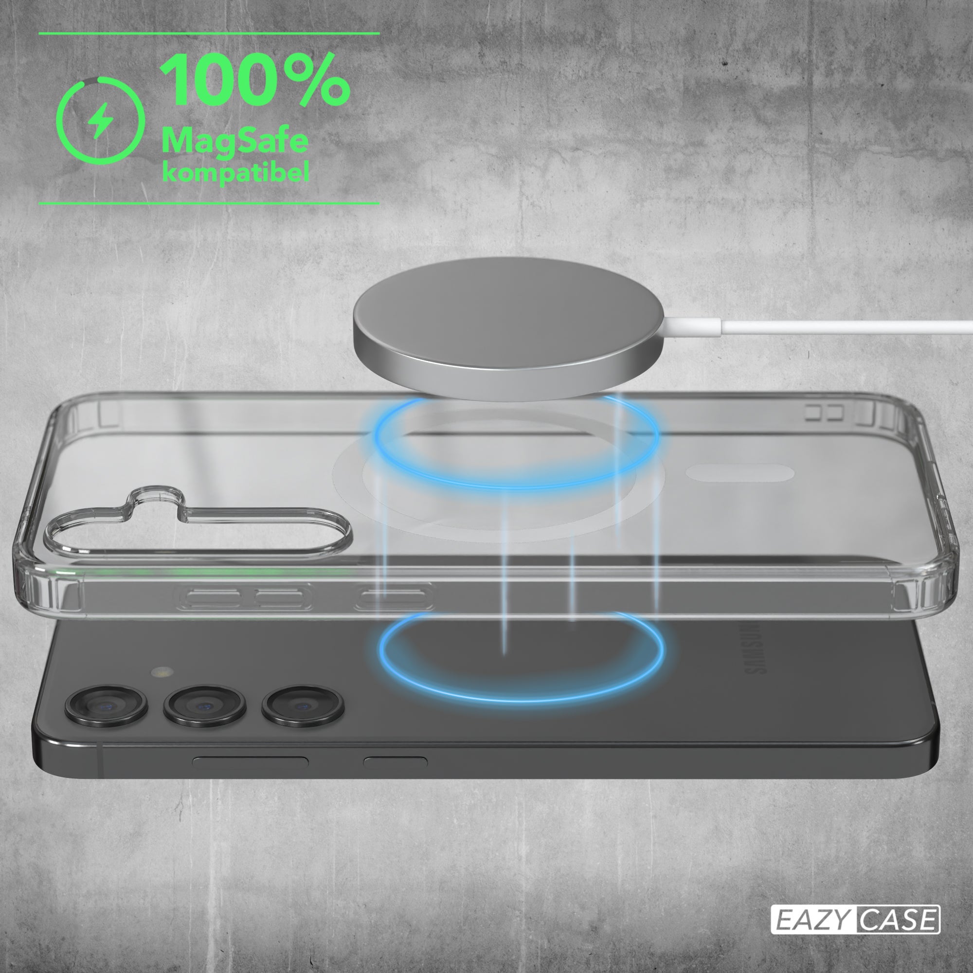 Galaxy S24 Plus transparente Hülle mit MagSafe