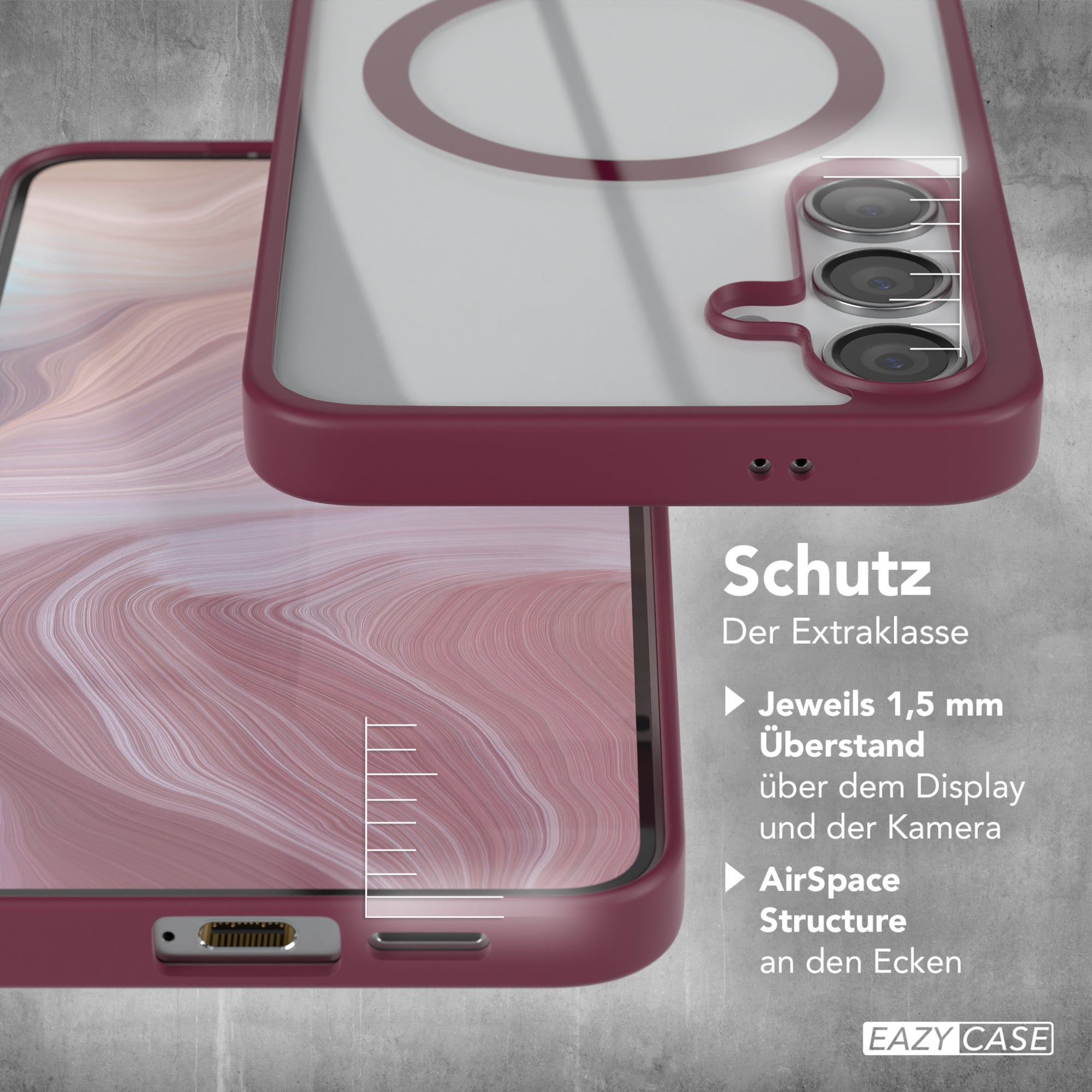 Galaxy S24 Plus transparente Hülle mit MagSafe