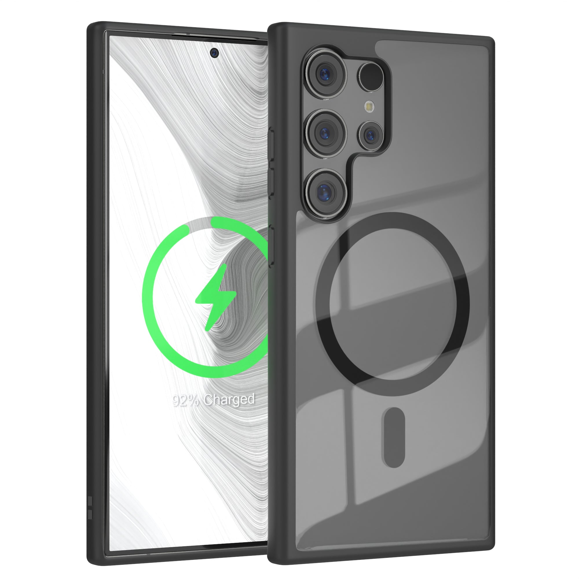 Galaxy S24 Ultra transparente Hülle mit MagSafe