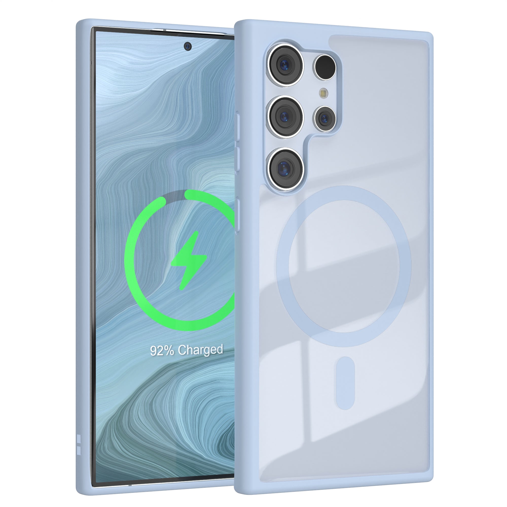 Galaxy S24 Ultra transparente Hülle mit MagSafe