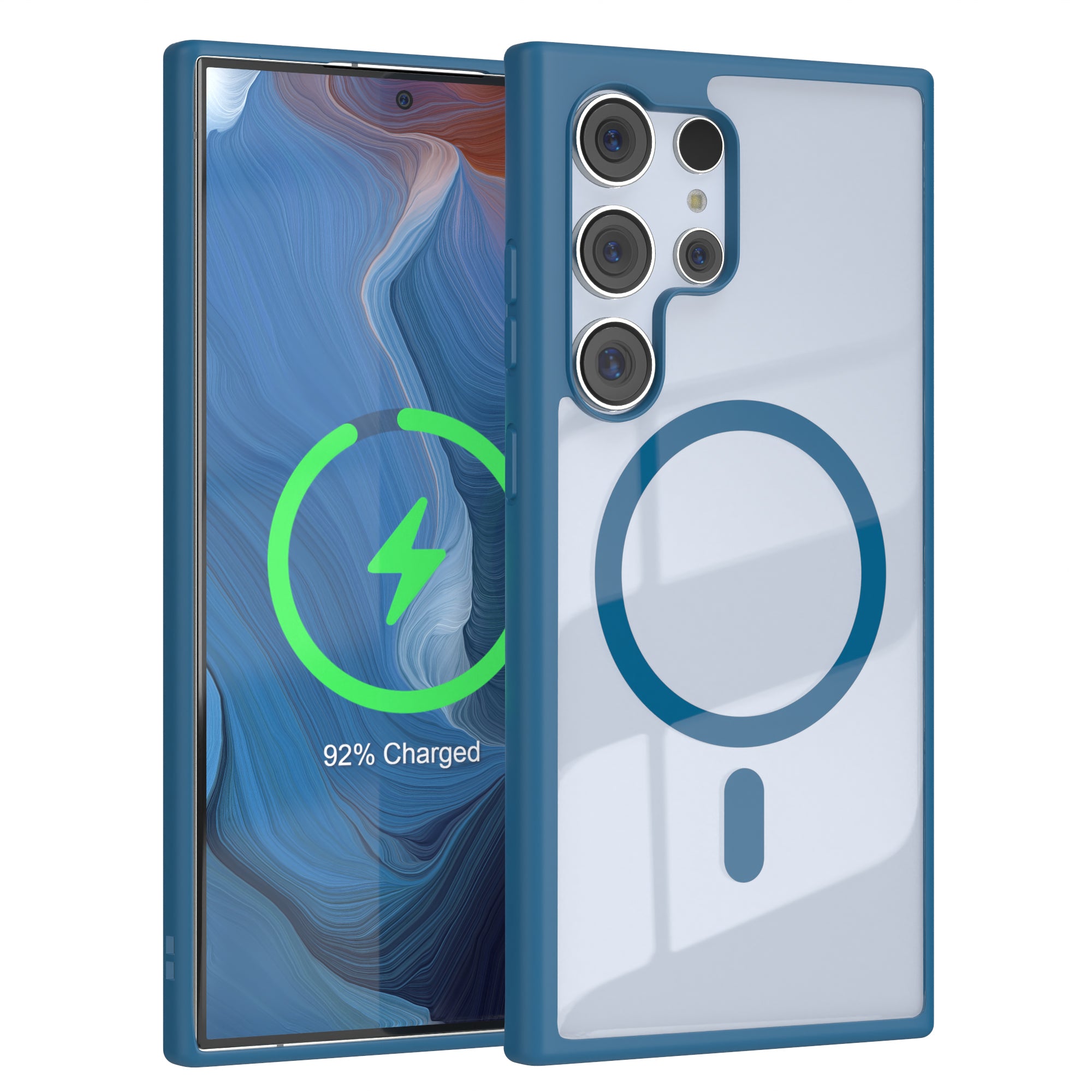 Galaxy S24 Ultra transparente Hülle mit MagSafe
