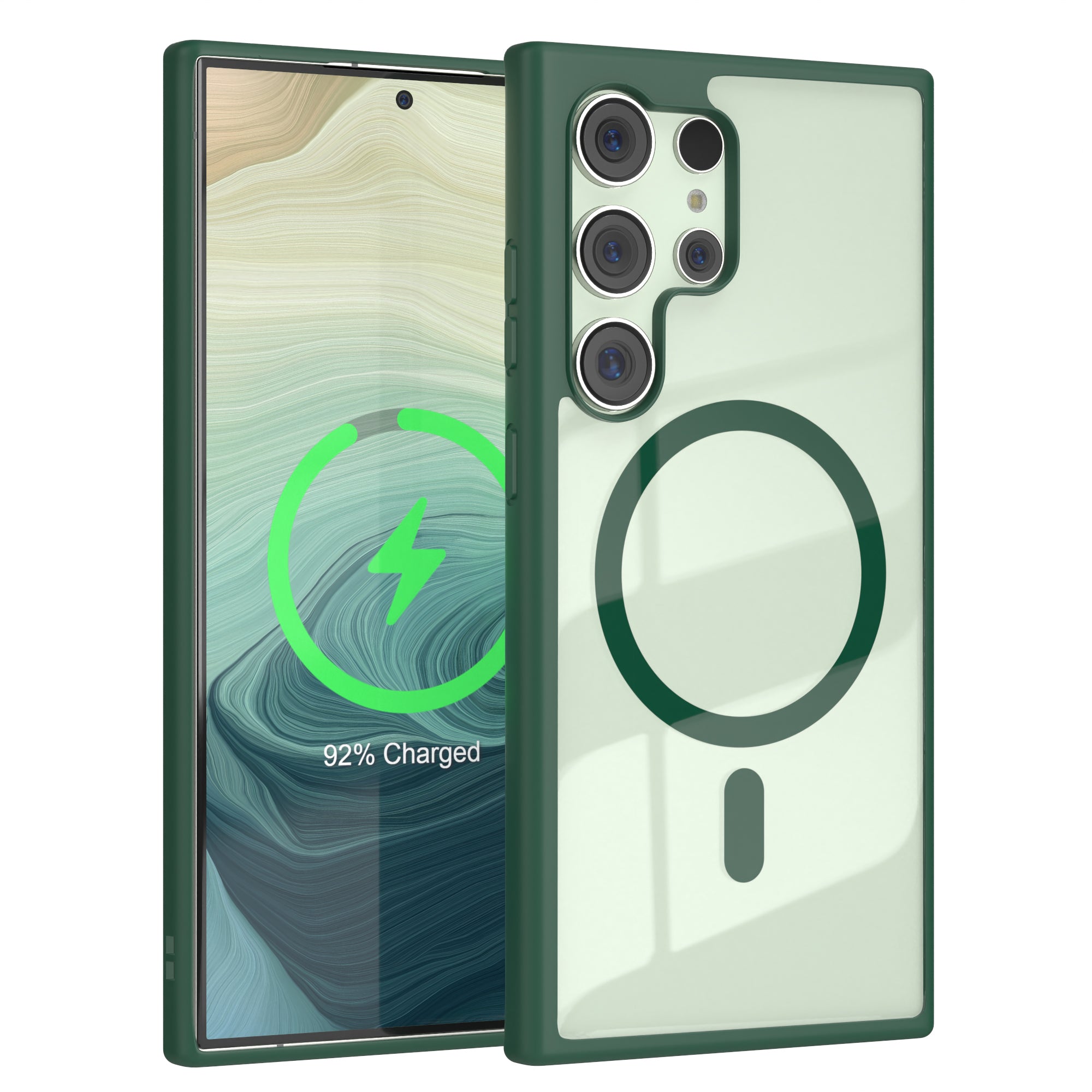 Galaxy S24 Ultra transparente Hülle mit MagSafe