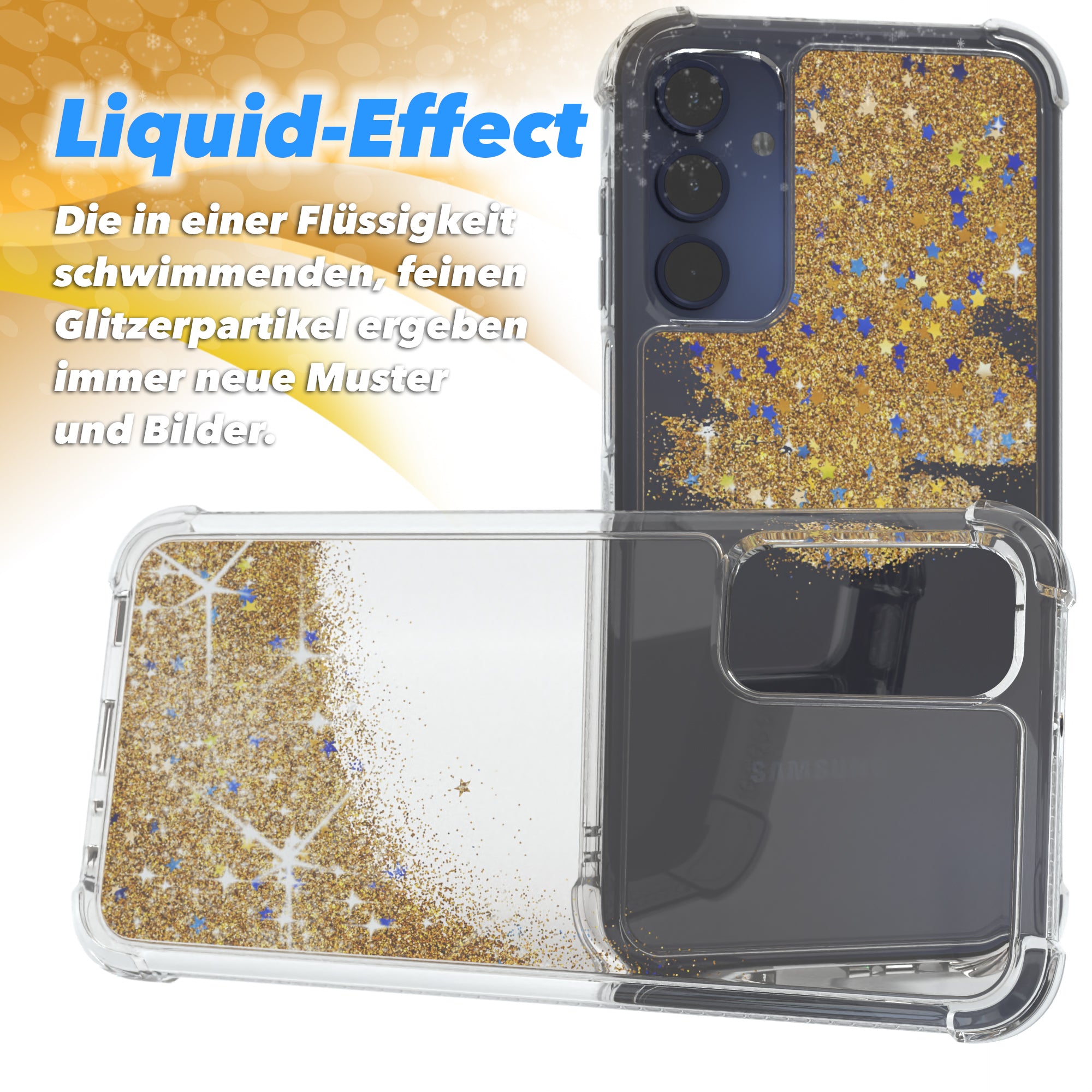 Galaxy A15 Glitzerhülle