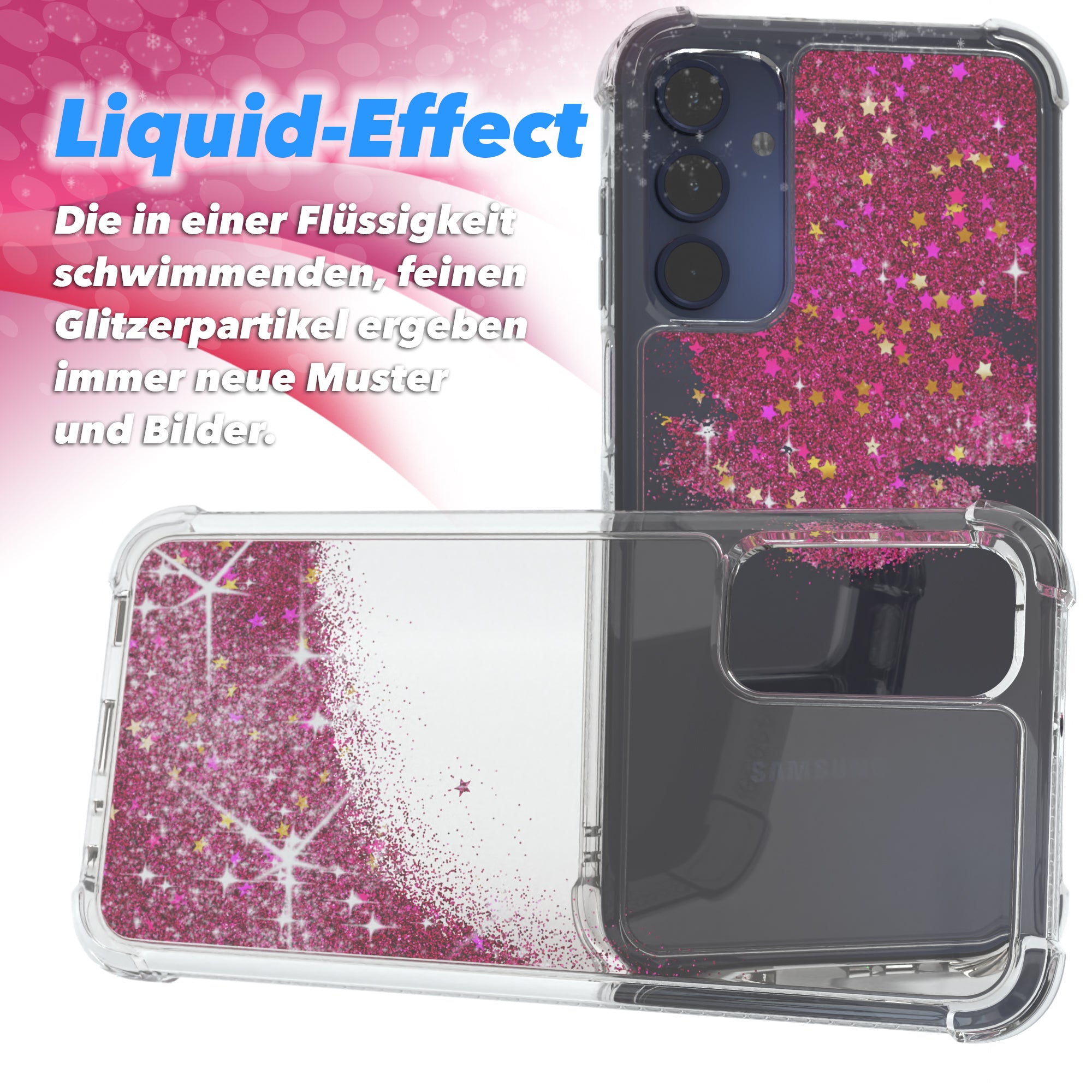 Galaxy A15 Glitzerhülle