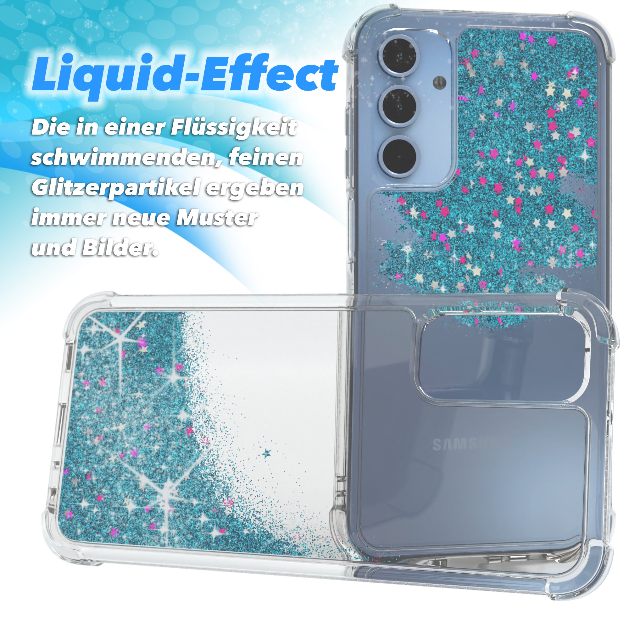Galaxy A15 Glitzerhülle