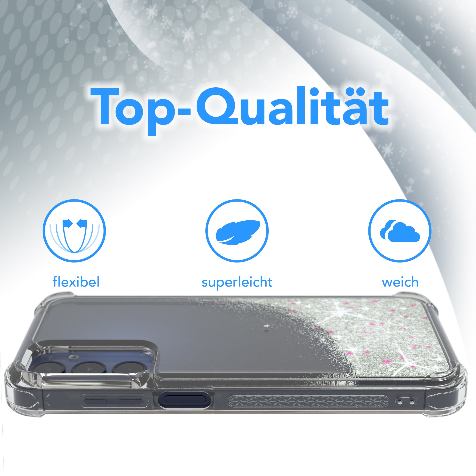 Galaxy A15 Glitzerhülle