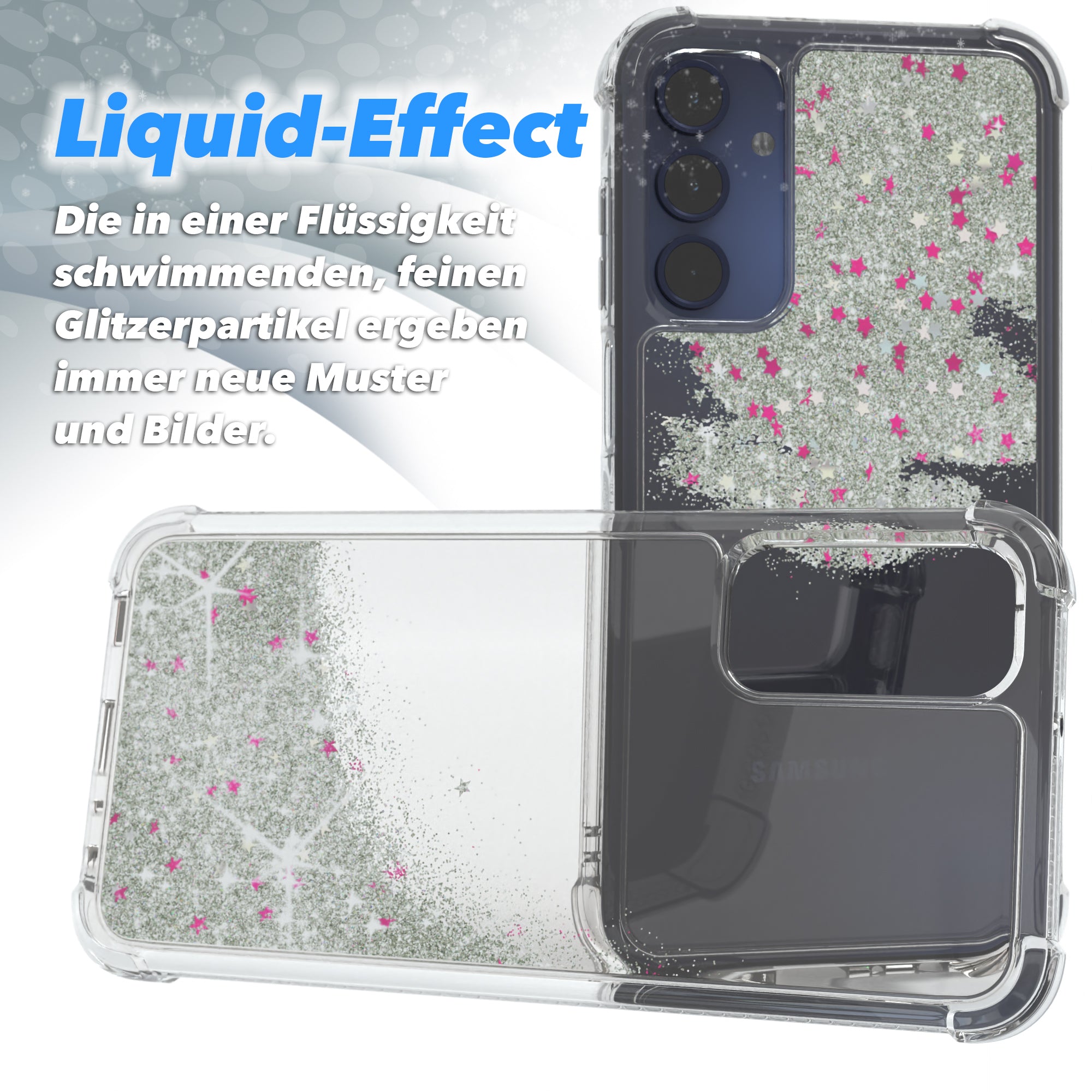 Galaxy A15 Glitzerhülle