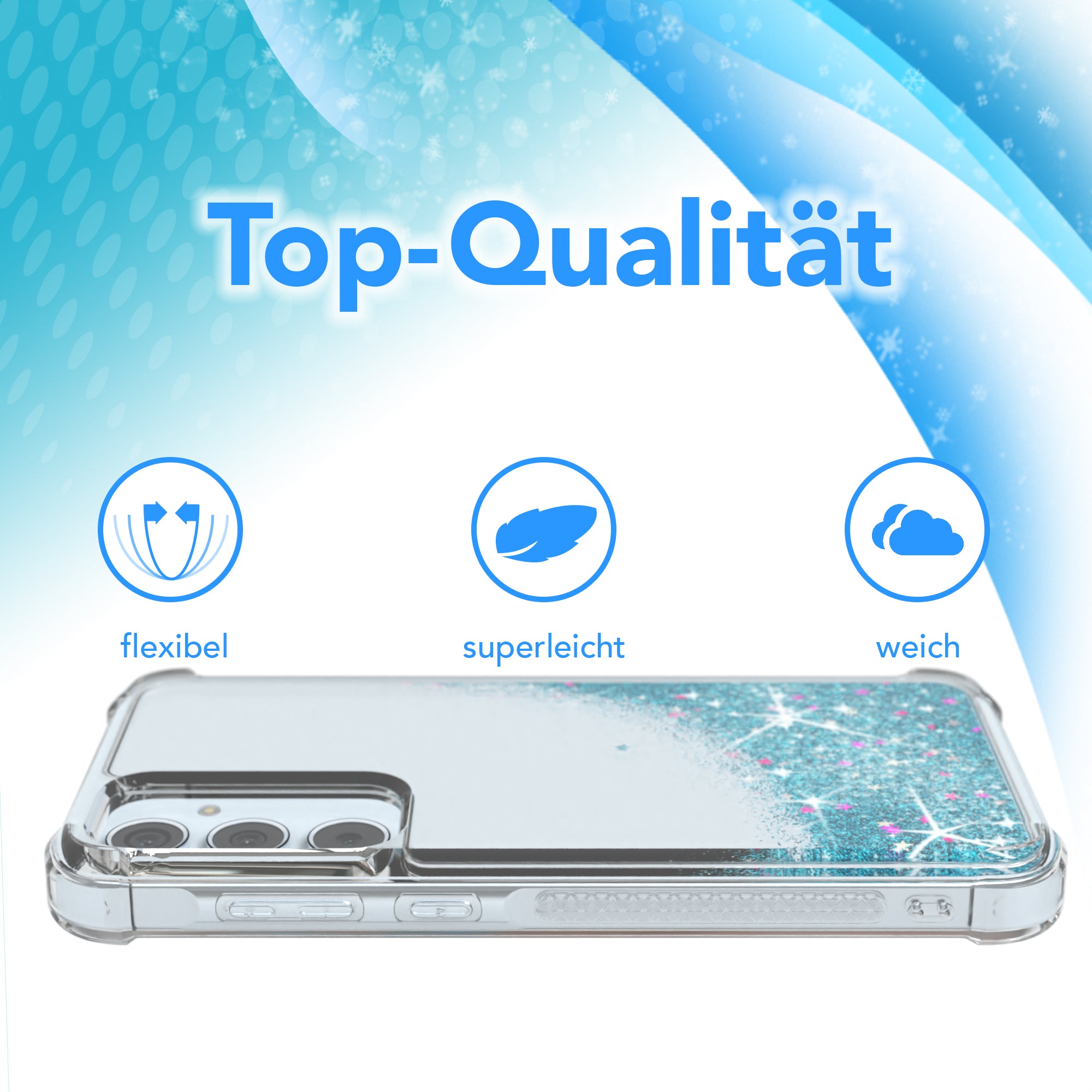 Galaxy A35 Glitzerhülle