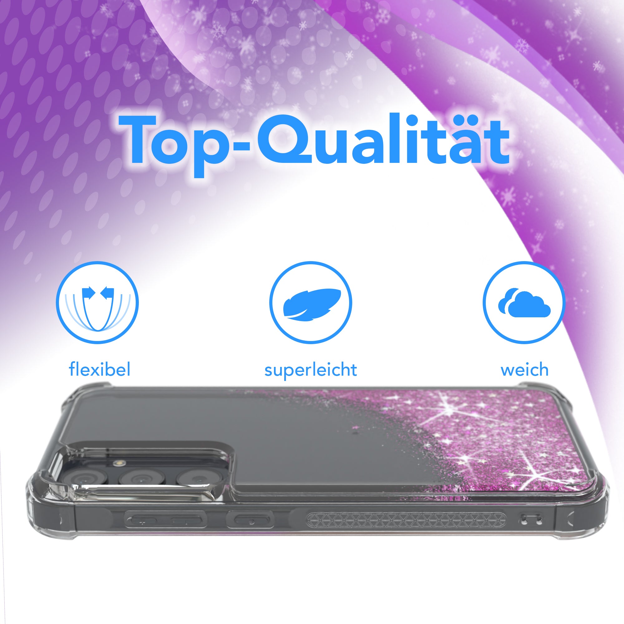 Galaxy A35 Glitzerhülle