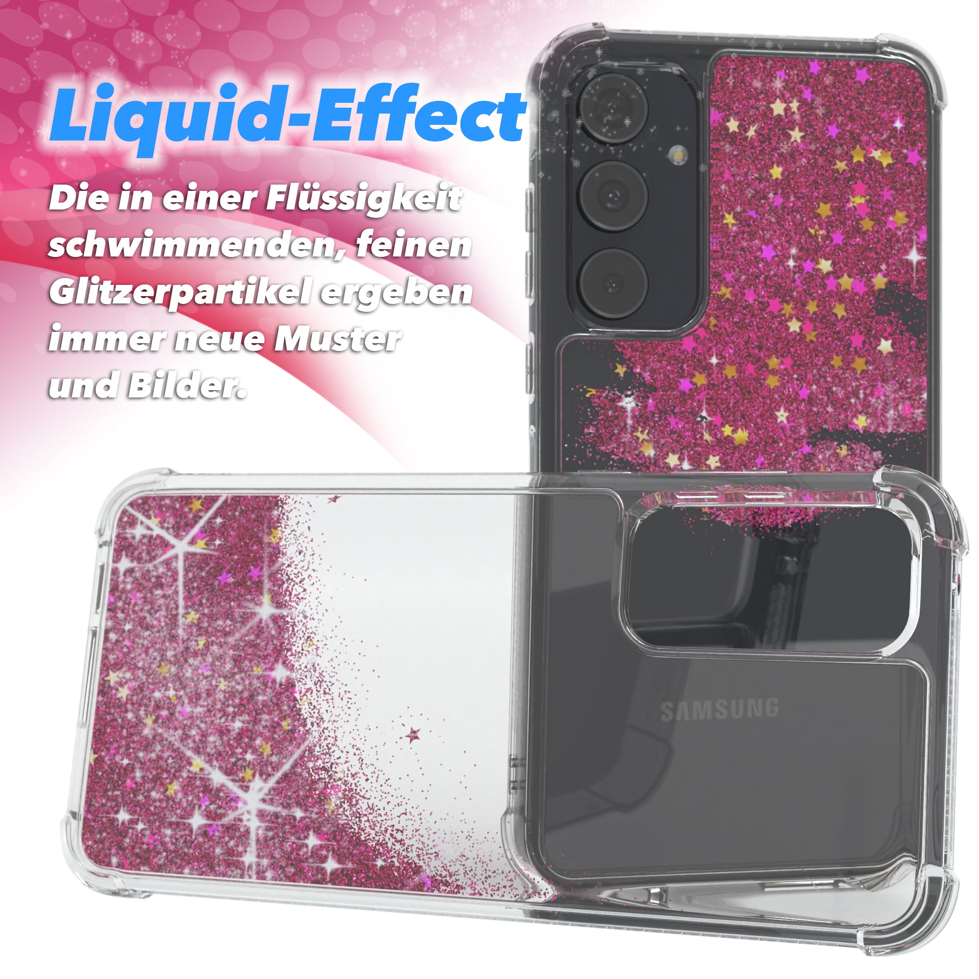 Galaxy A55 Glitzerhülle