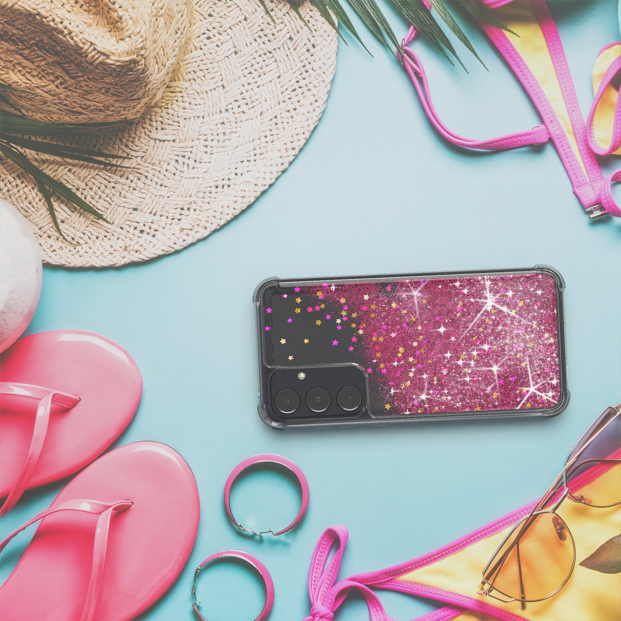 Galaxy A55 Glitzerhülle