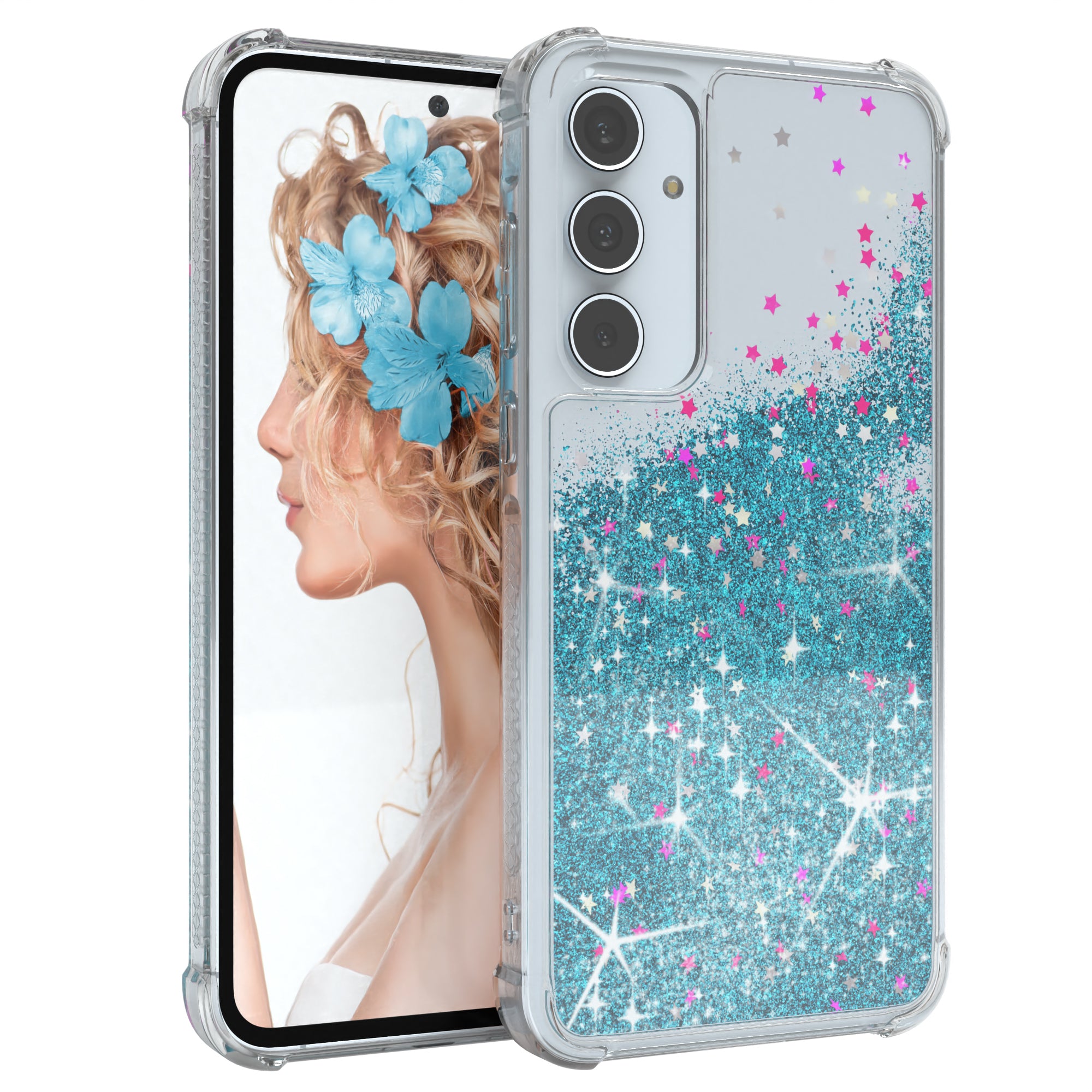 Galaxy A55 Glitzerhülle
