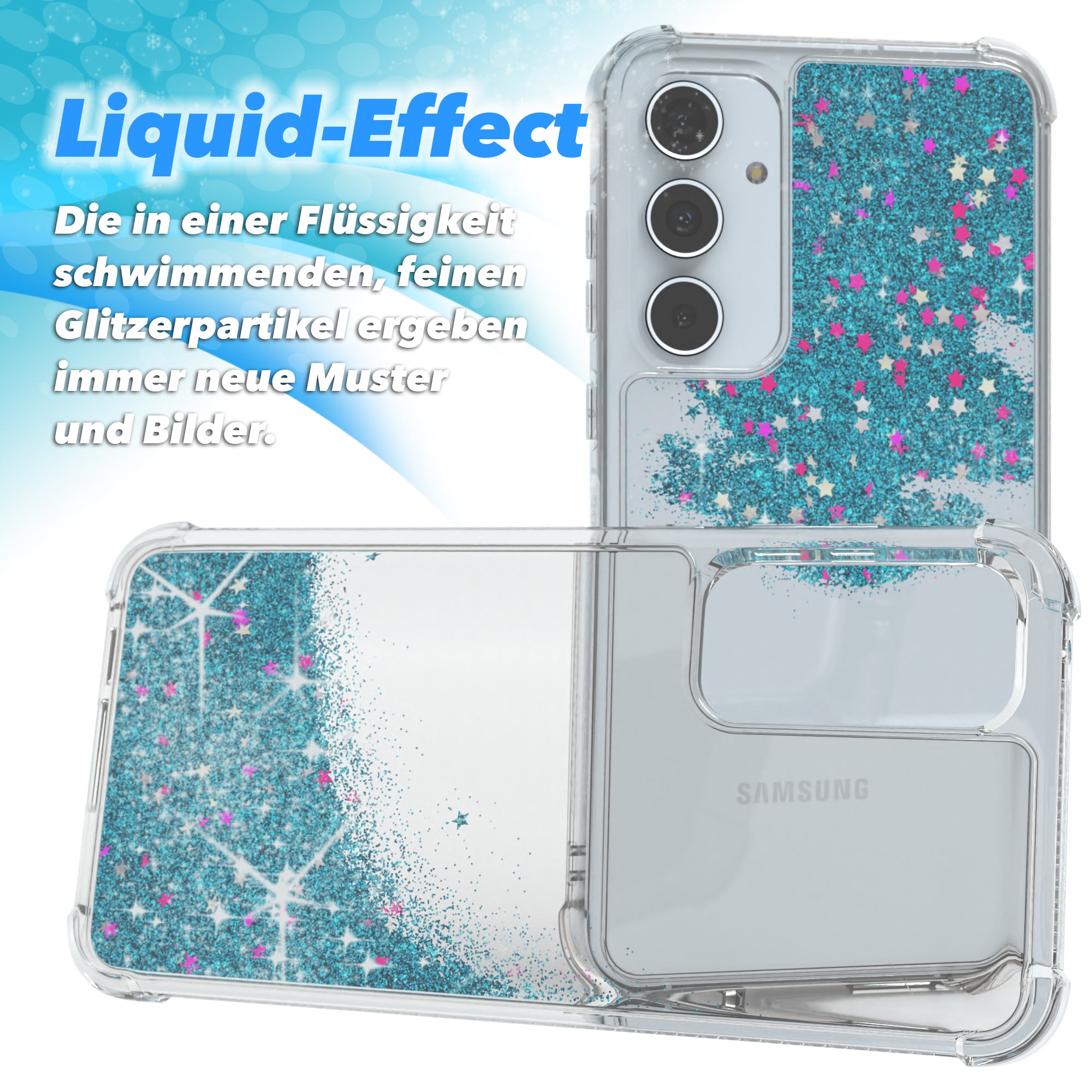 Galaxy A55 Glitzerhülle